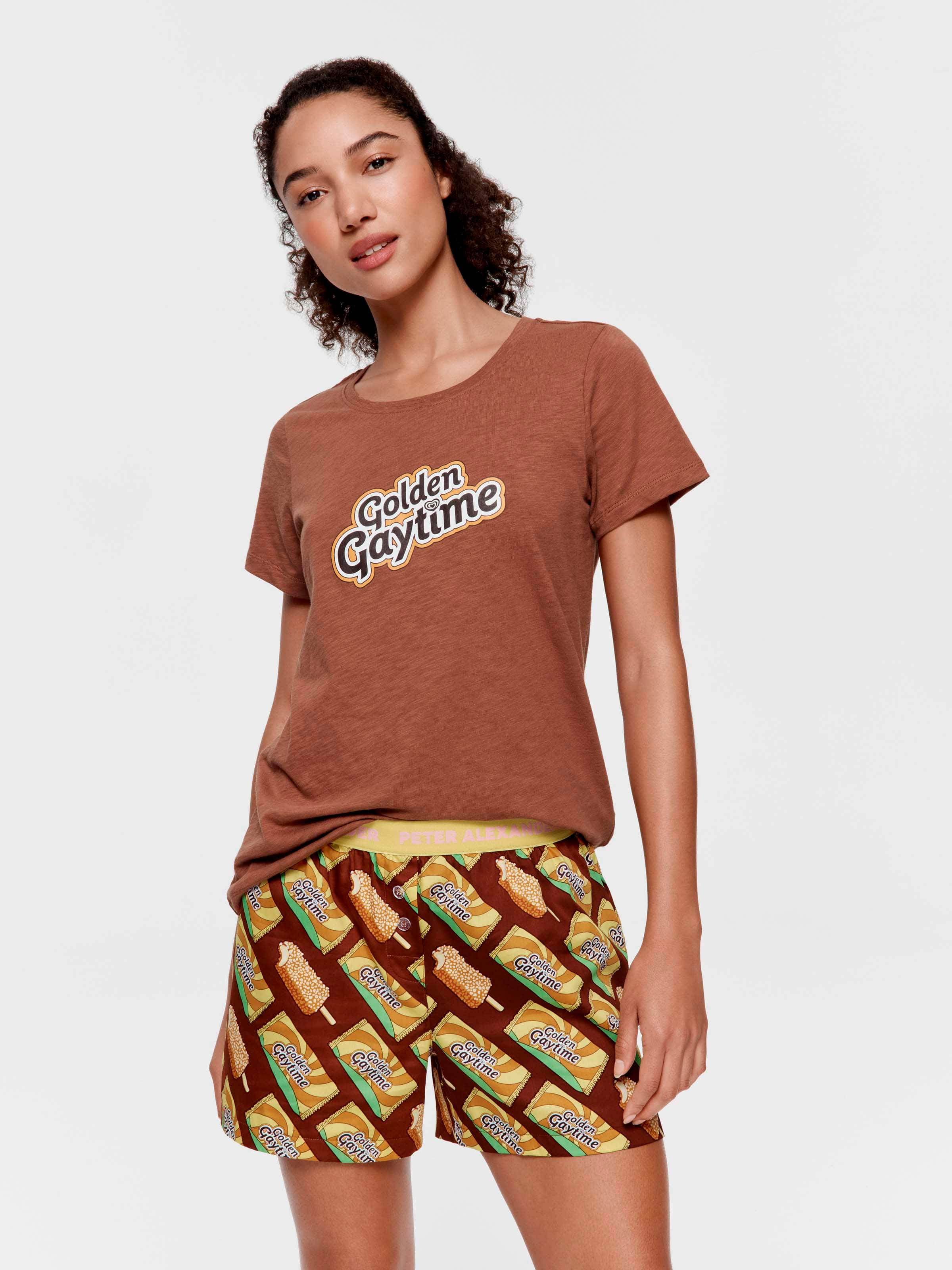 Golden Gaytime 100% Cotton Mid Boxer Short