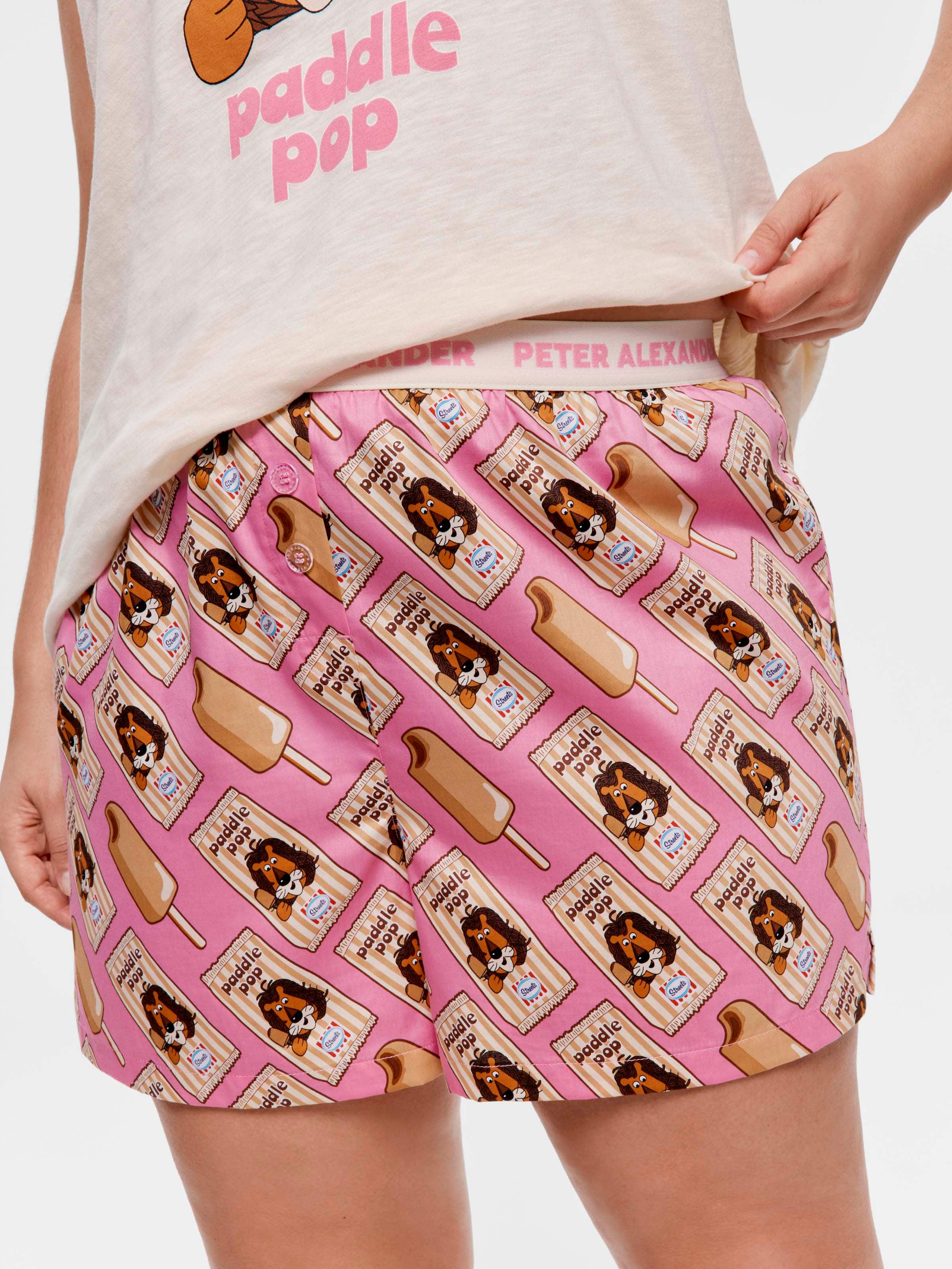 P.A. Plus Paddle Pop 100% Cotton Mid Boxer Short
