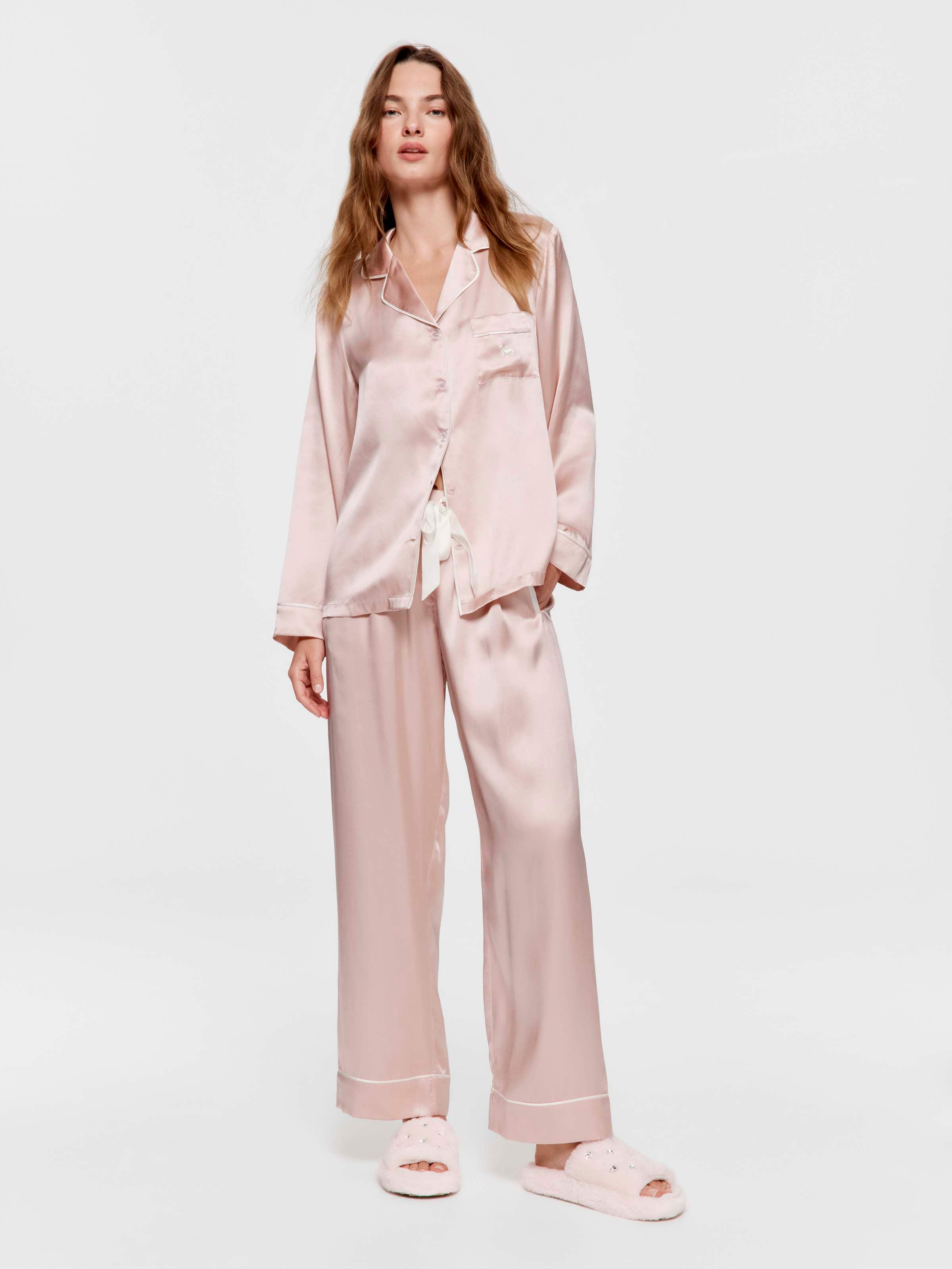 Petal 100% Mulberry Silk Long Pj Set