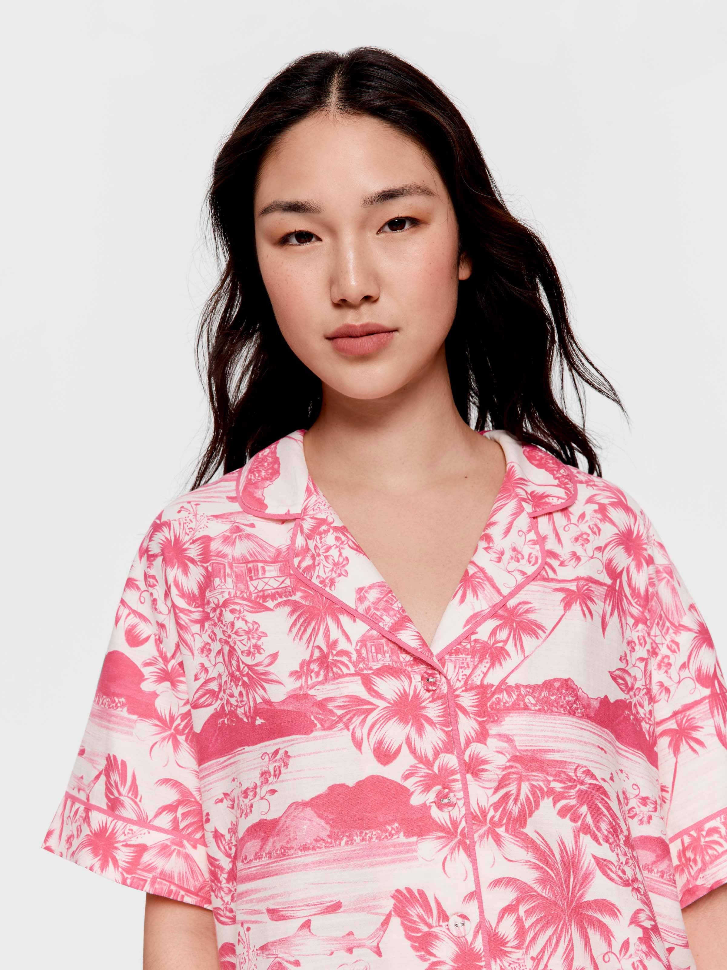 Tropical Pink Shirt