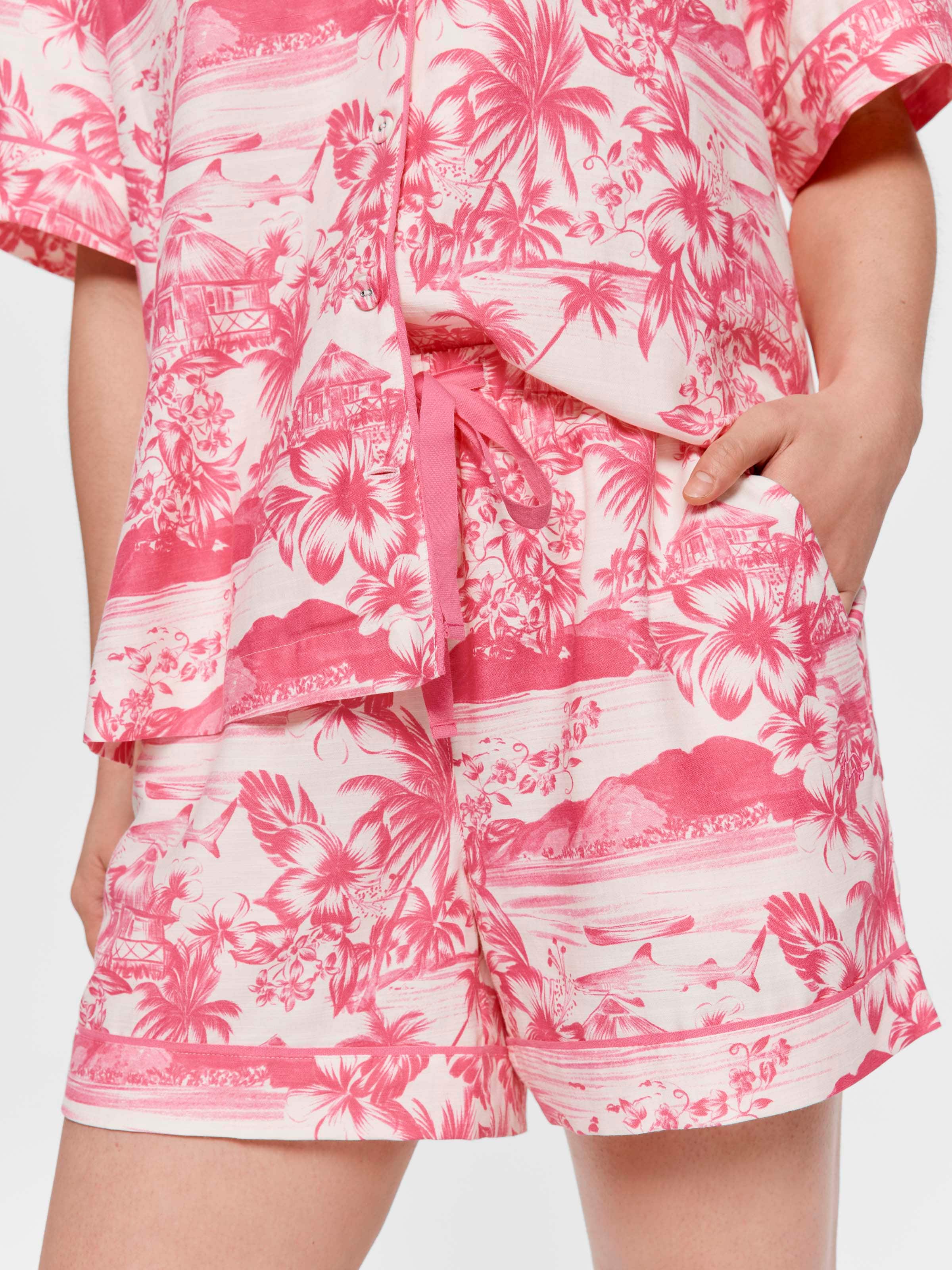 Tropical Pink Long Short