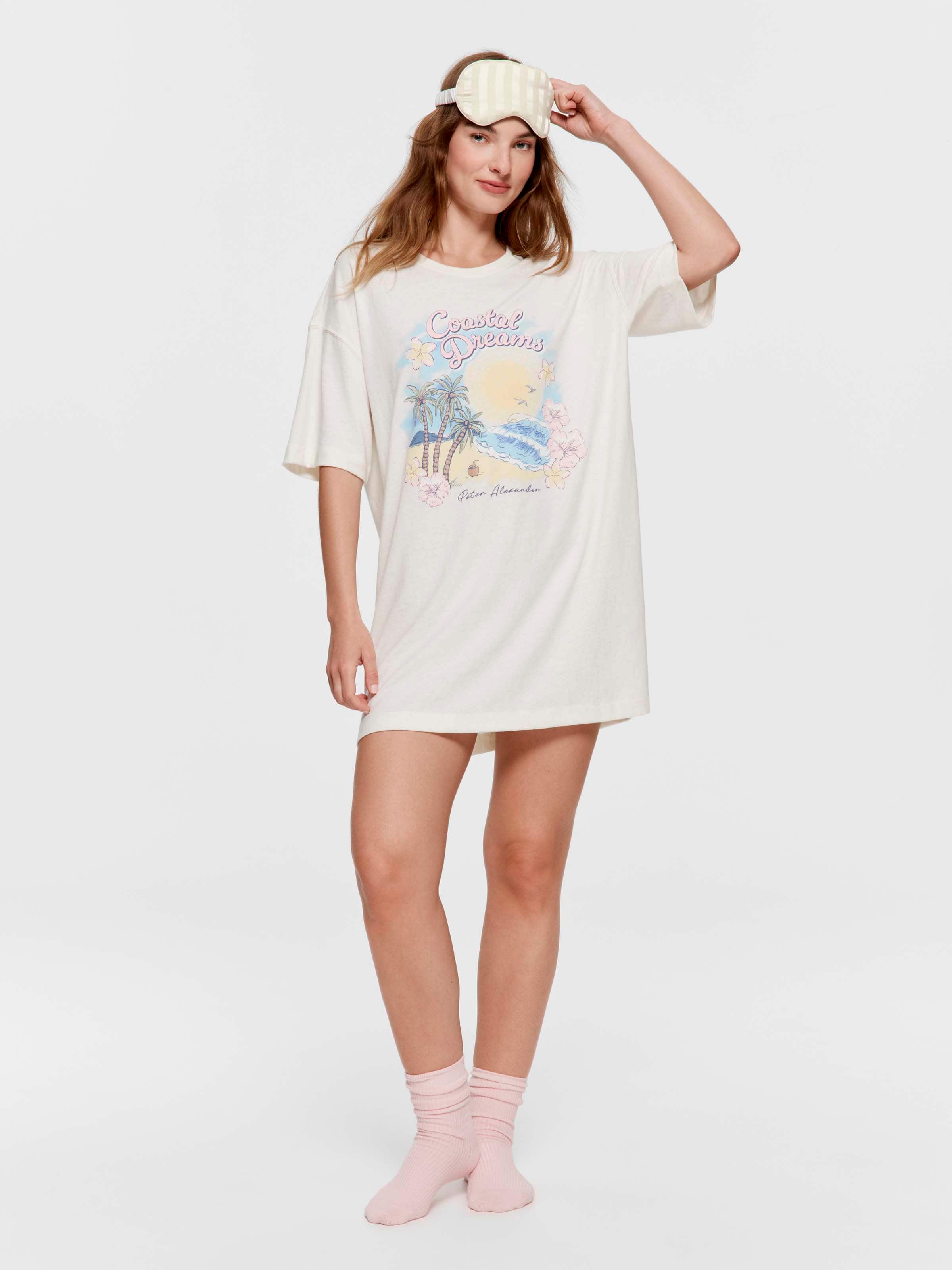 Coastal Dreams Oversized Sleep Tee