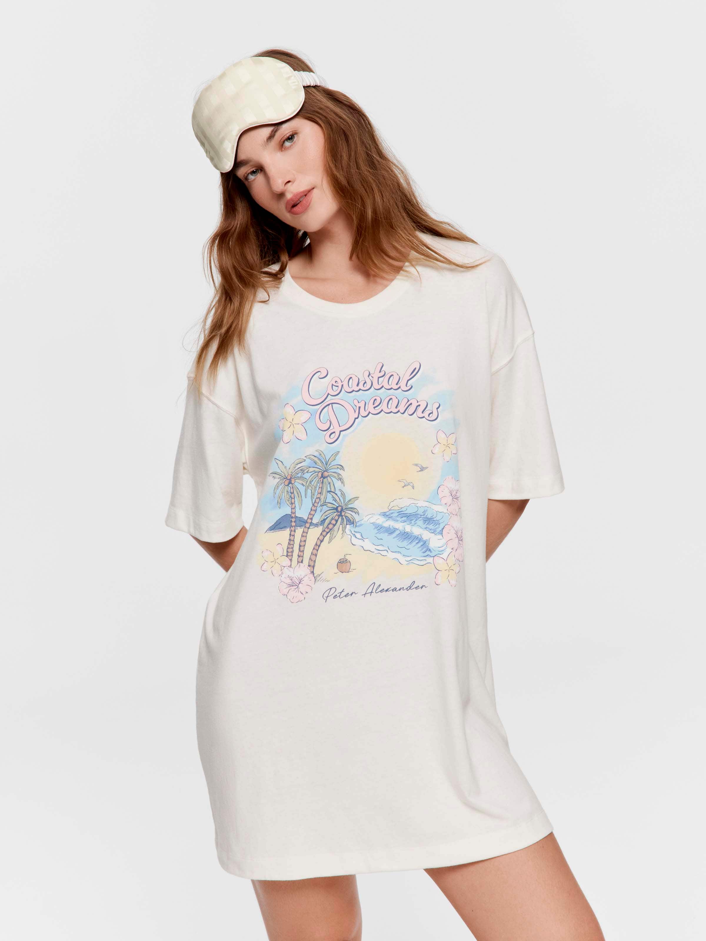 Coastal Dreams Oversized Sleep Tee