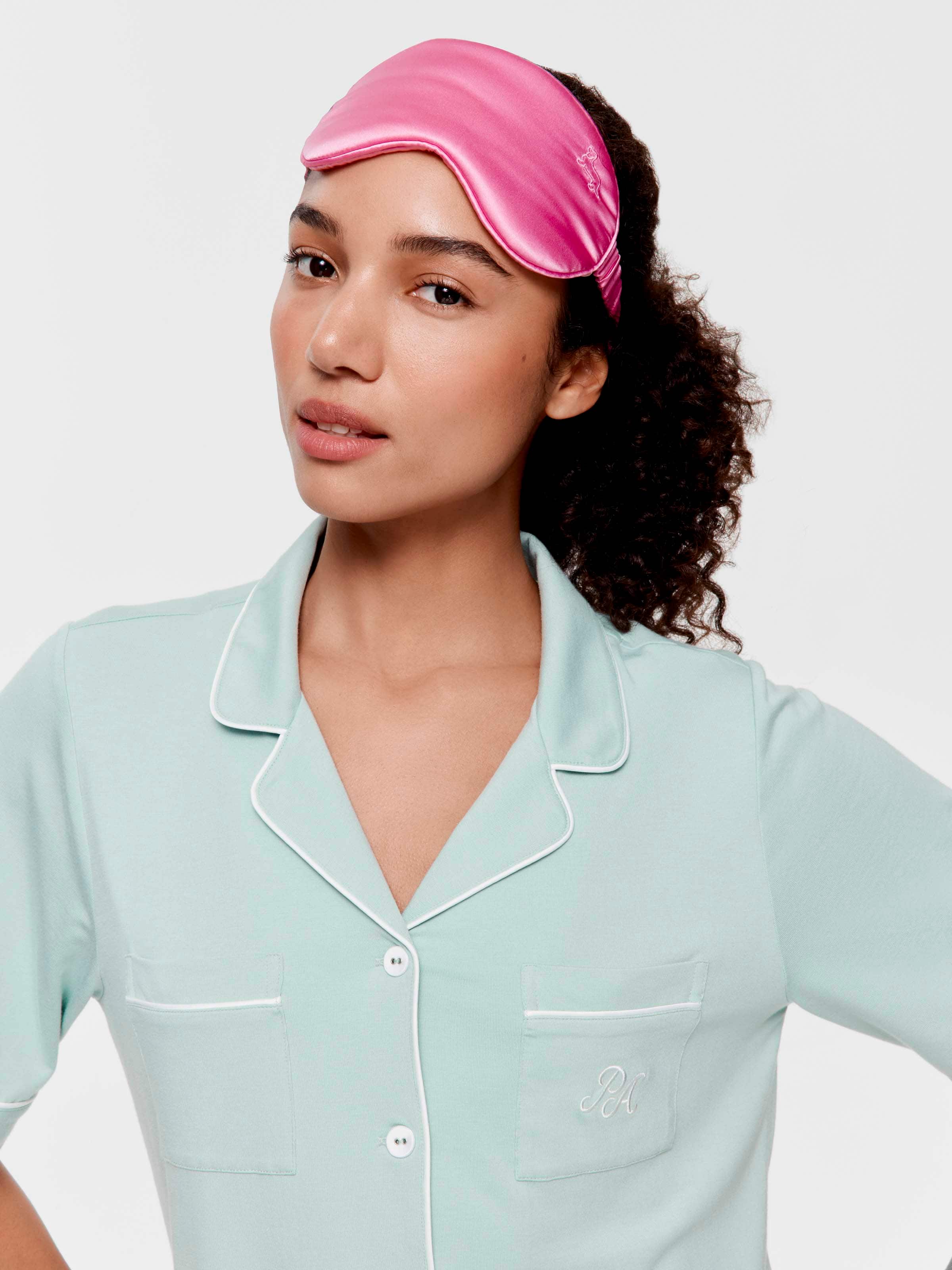 Mint Bamboo Jersey Shortie Pj Set