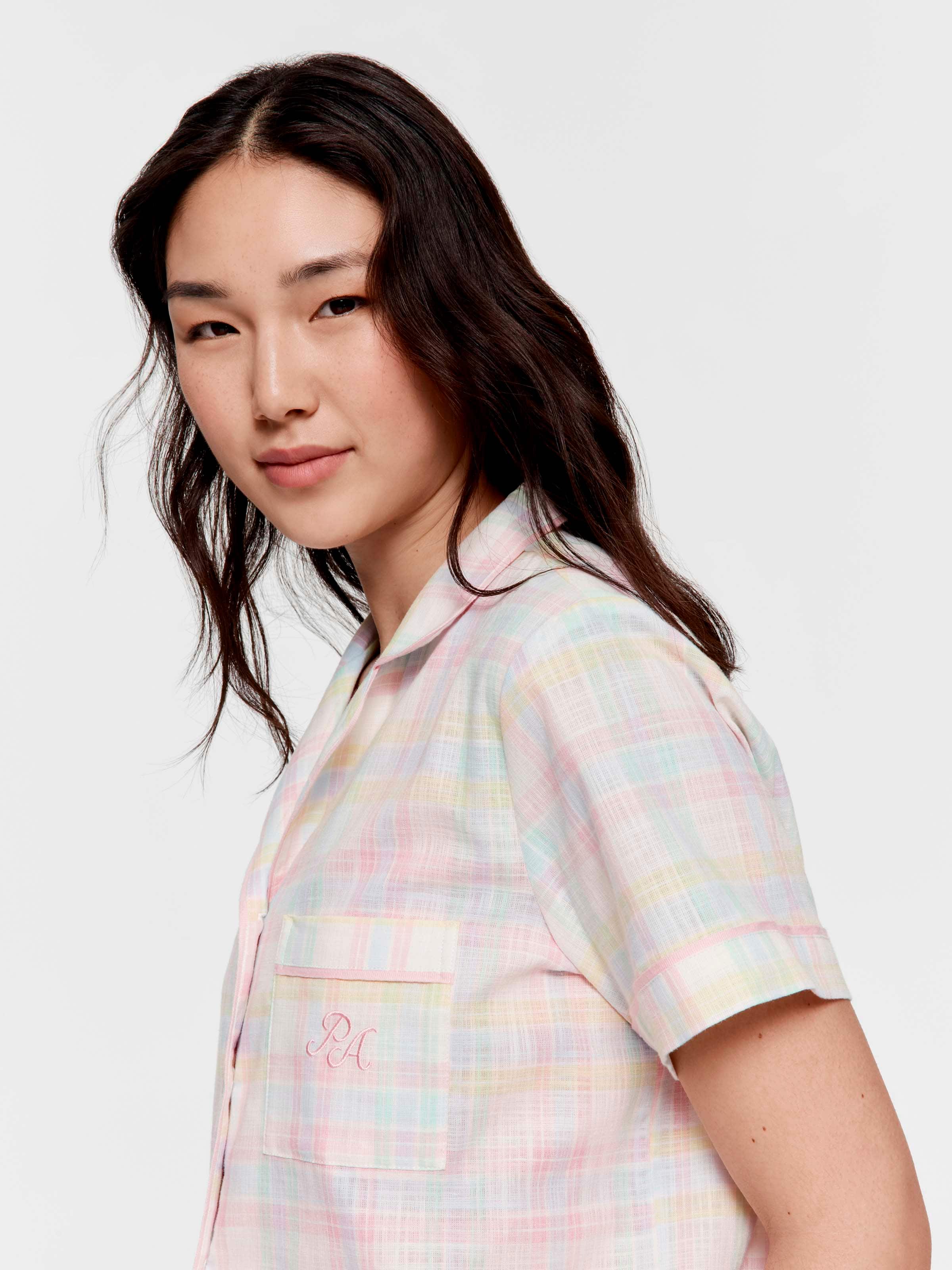 Surf Check 100% Cotton Shortie Pj Set