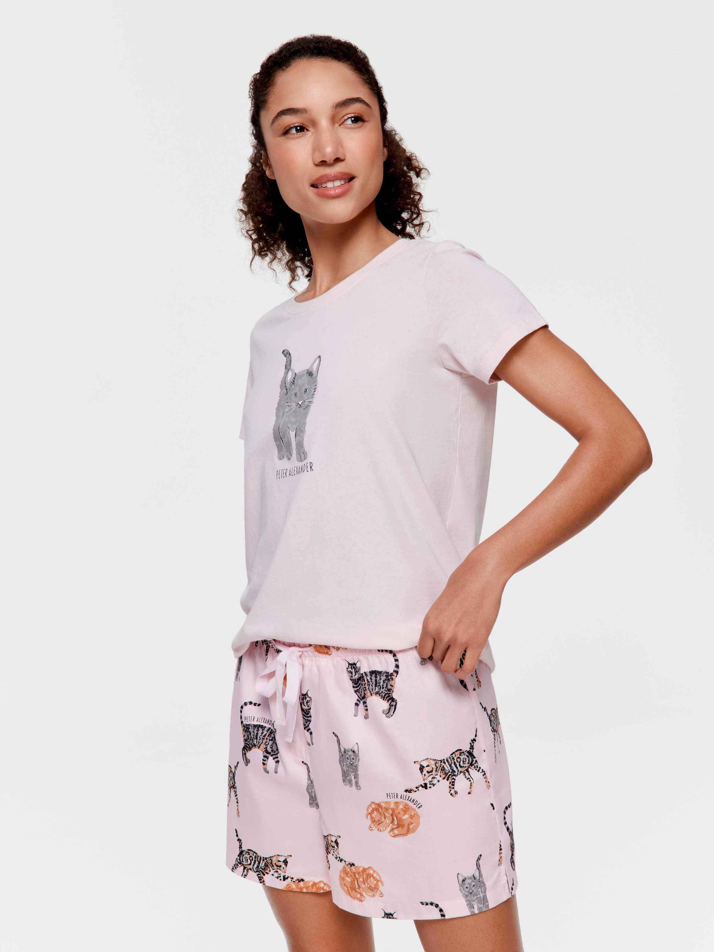 Sweet Cats 100% Cotton Mid Short
