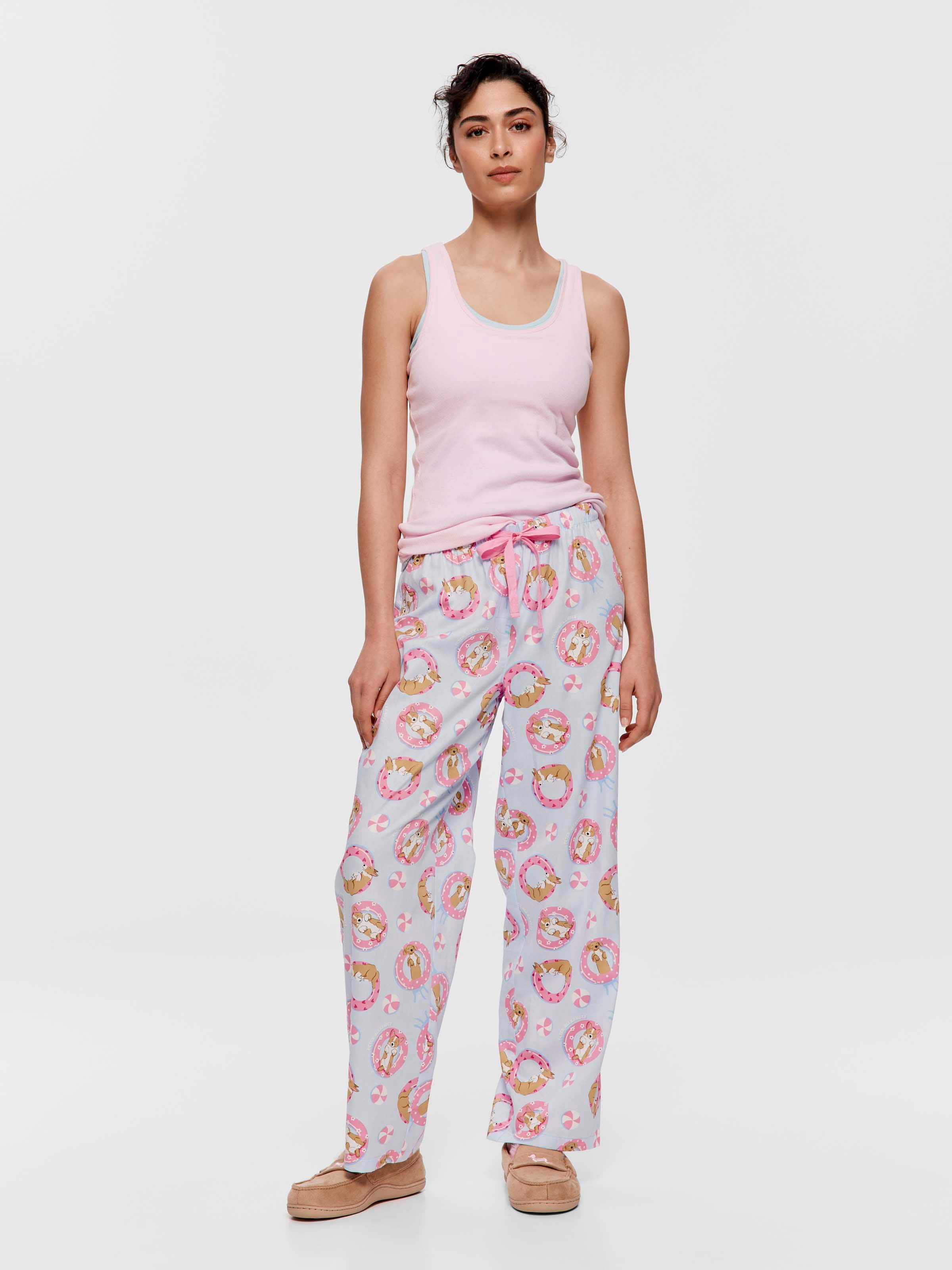Floating Corgi 100% Cotton Classic Pj Pant