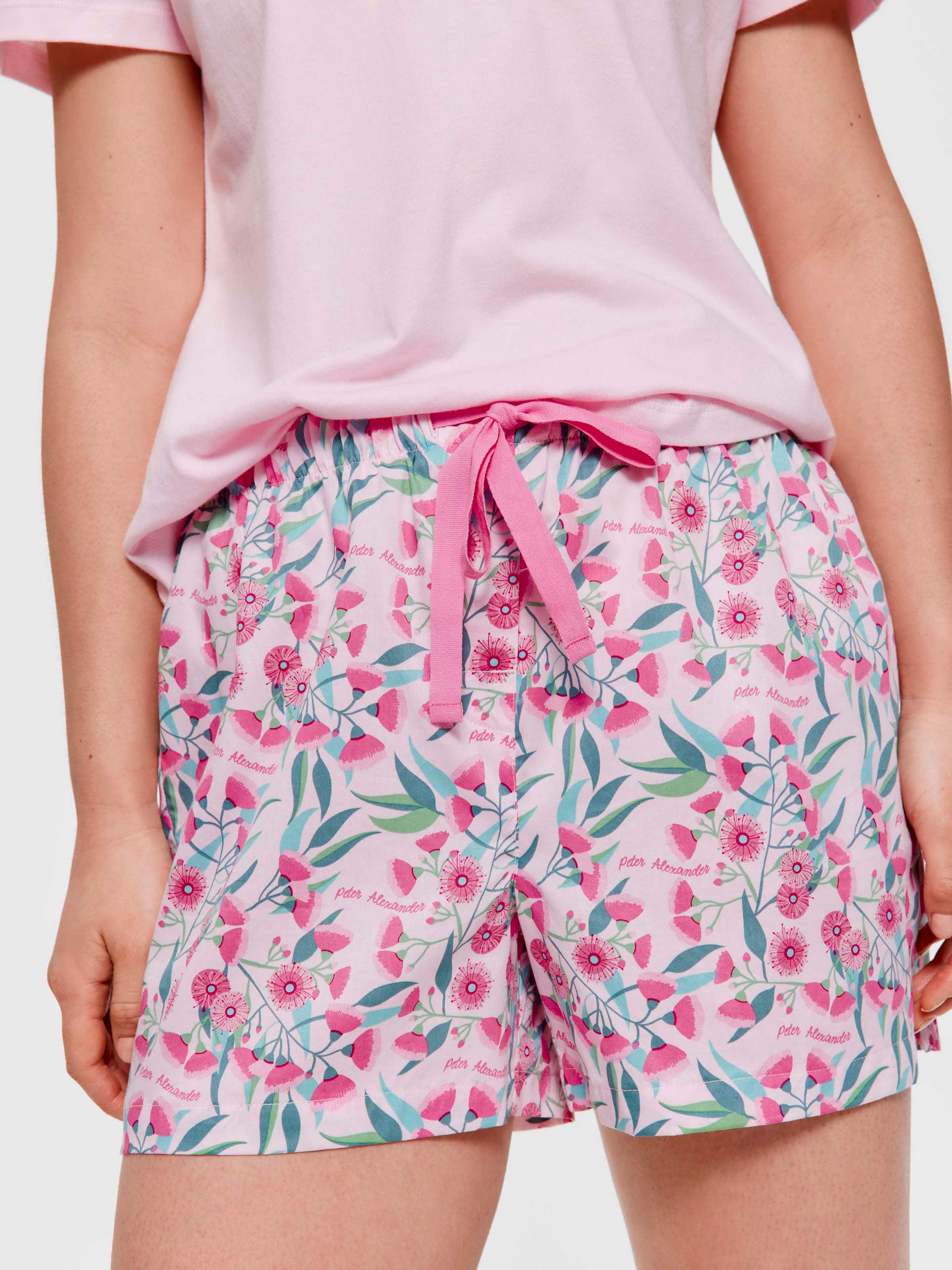 Flowering Gum 100% Soft Cotton Mid Short
