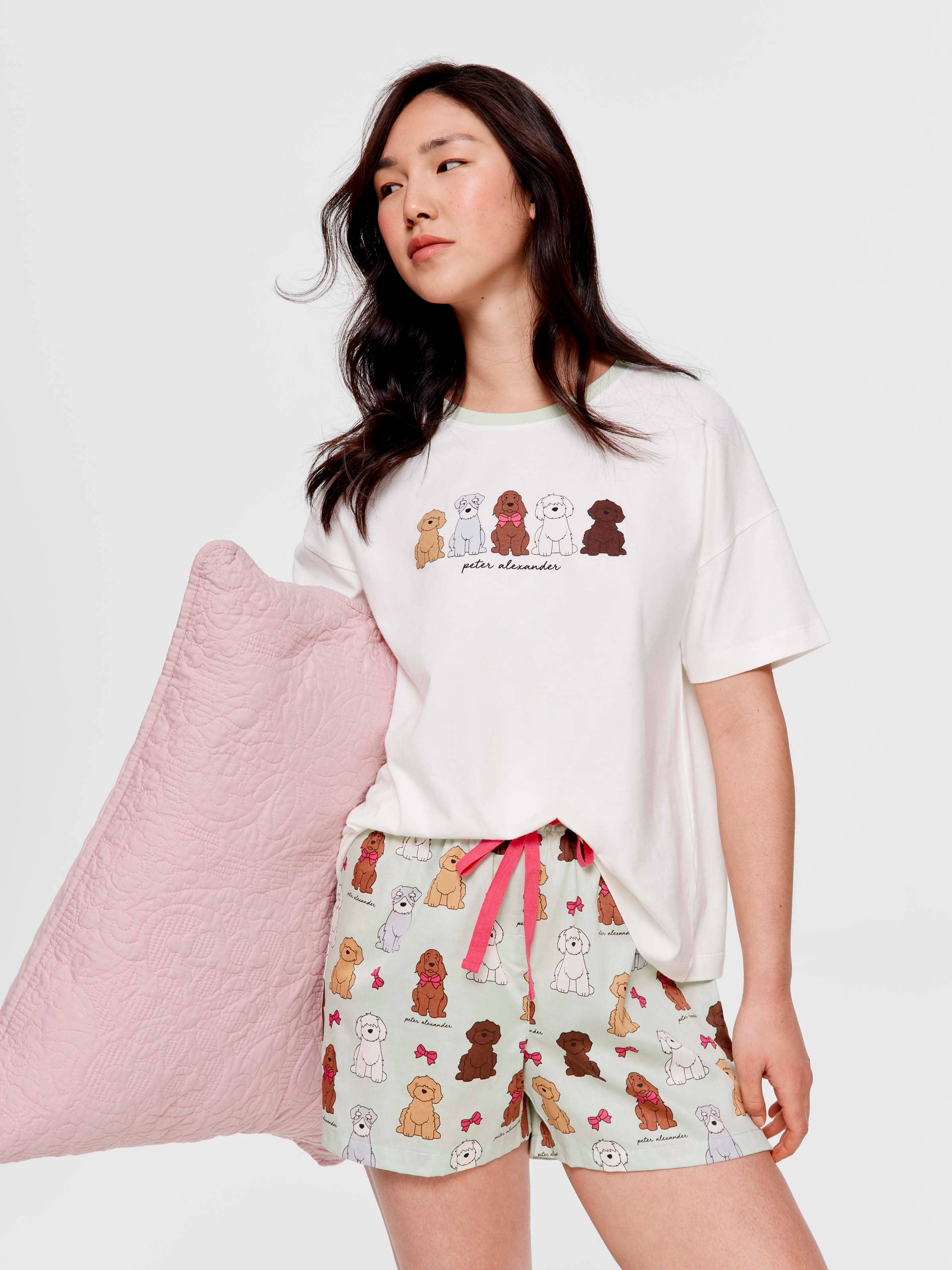Mixed Dogs 100% Soft Cotton Classic Mid Short