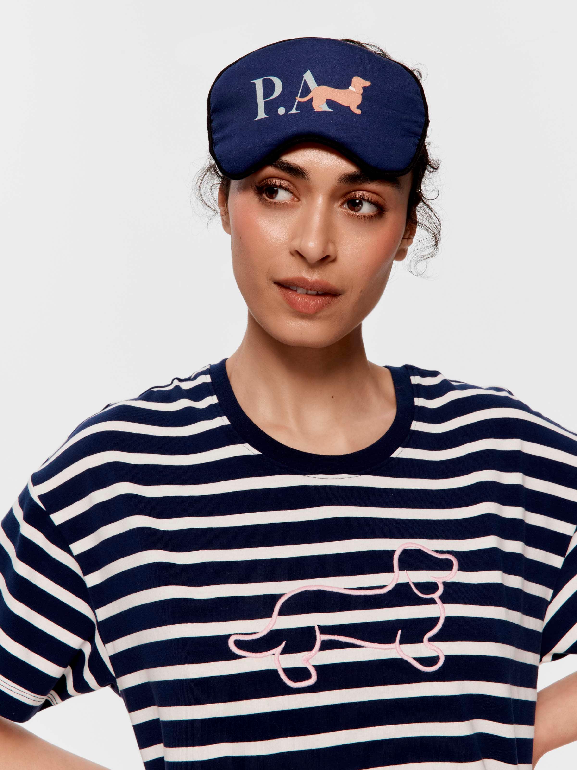 Navy Stripe Penny Sleep Tee