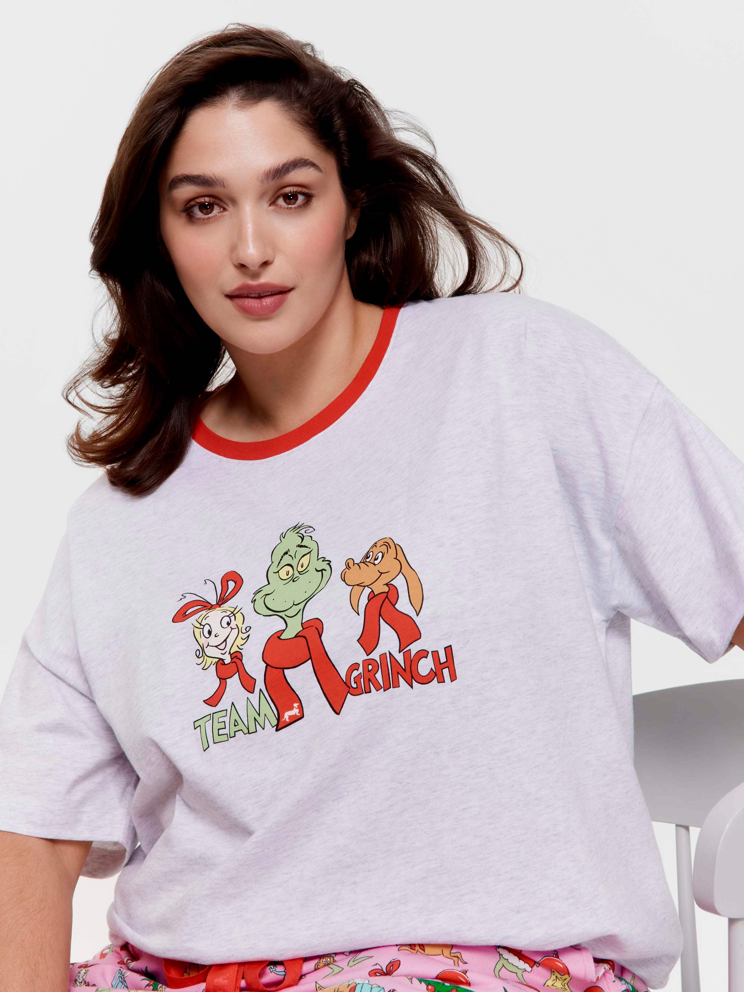 P.A. Plus The Grinch 100% Cotton Oversized Tee