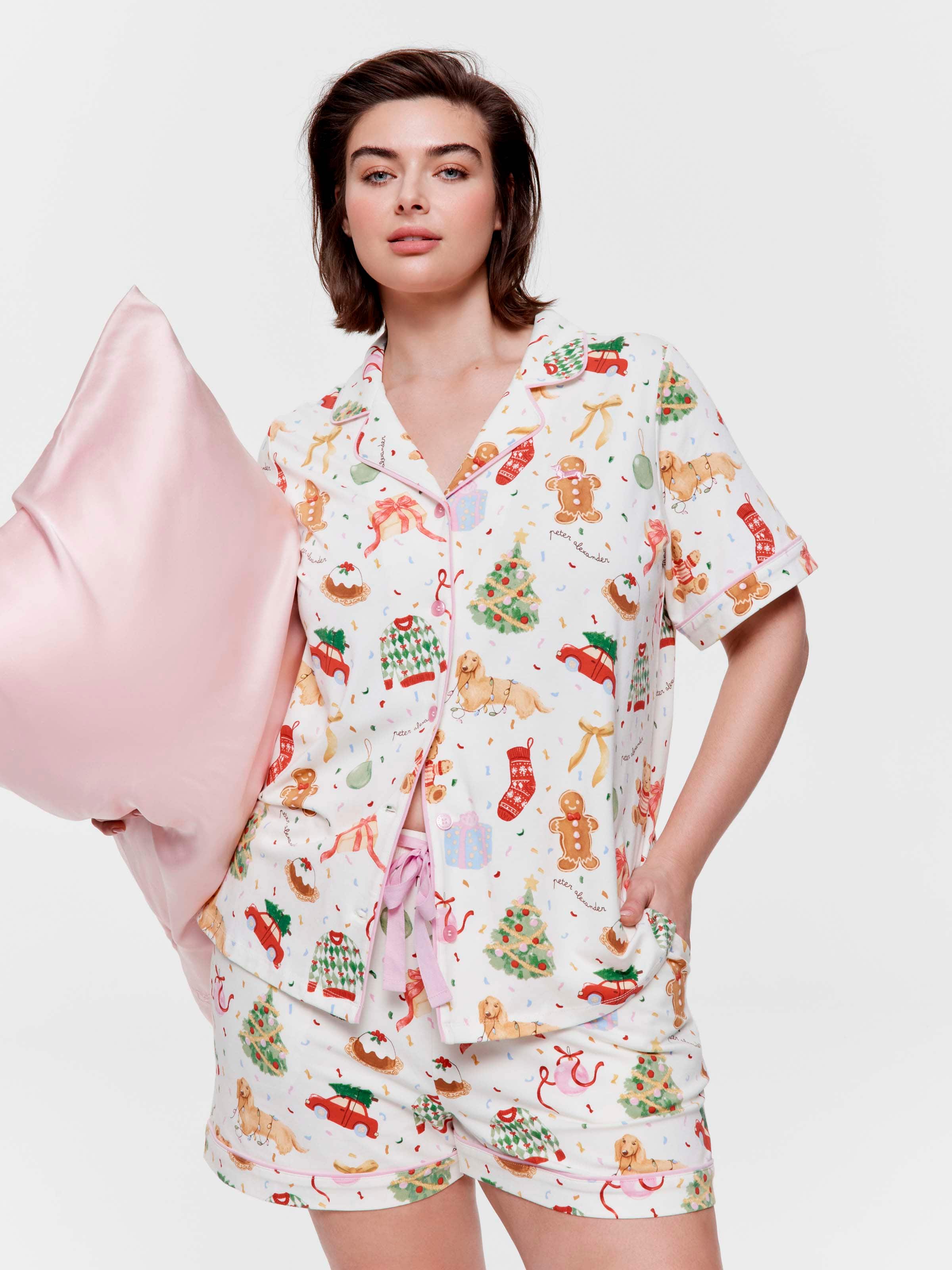 P.A. Plus Christmas Icons Boxed Shortie Pj Set