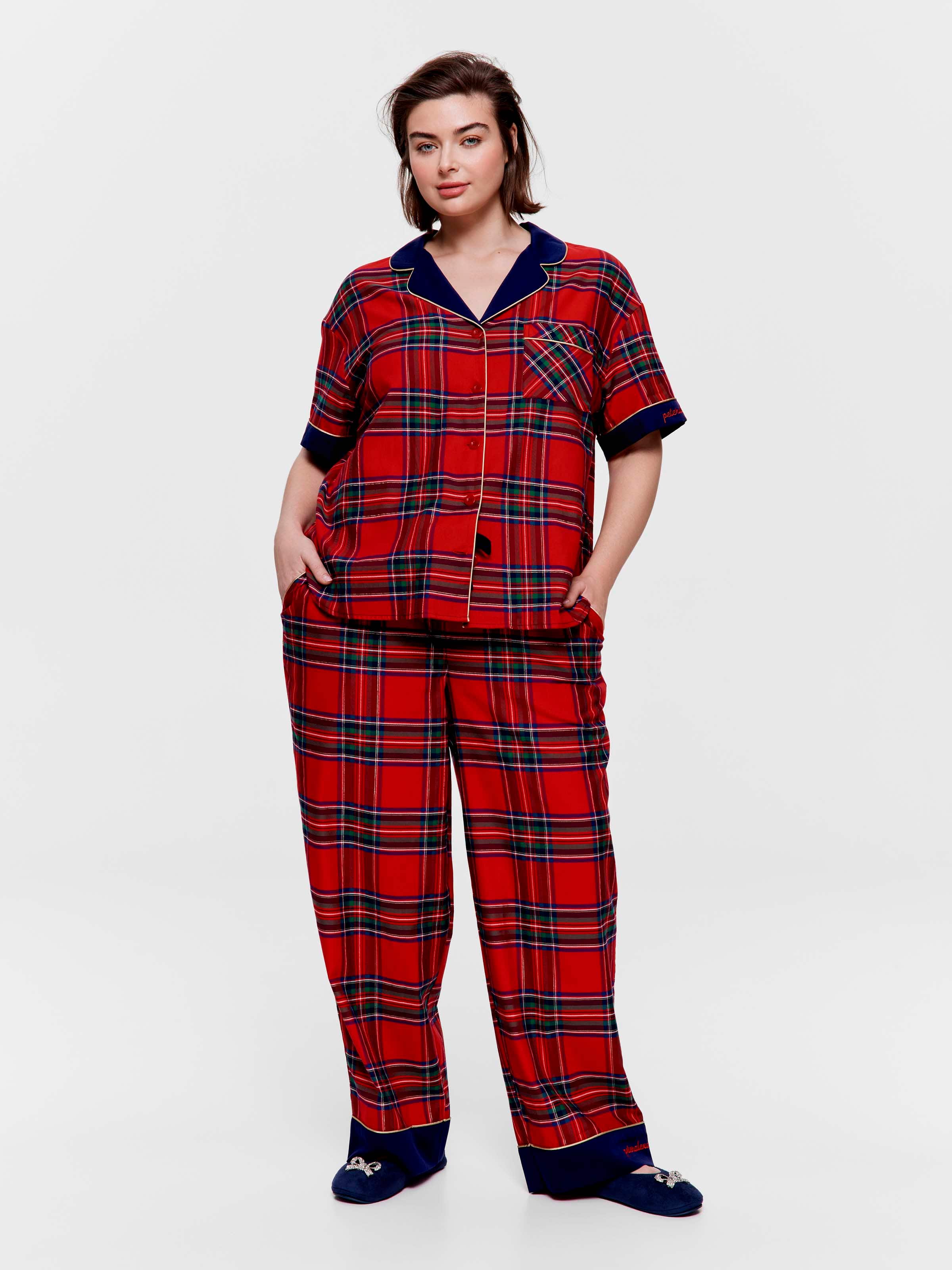 P.A. Plus Tartan 100% Cotton Classic Pj Pant