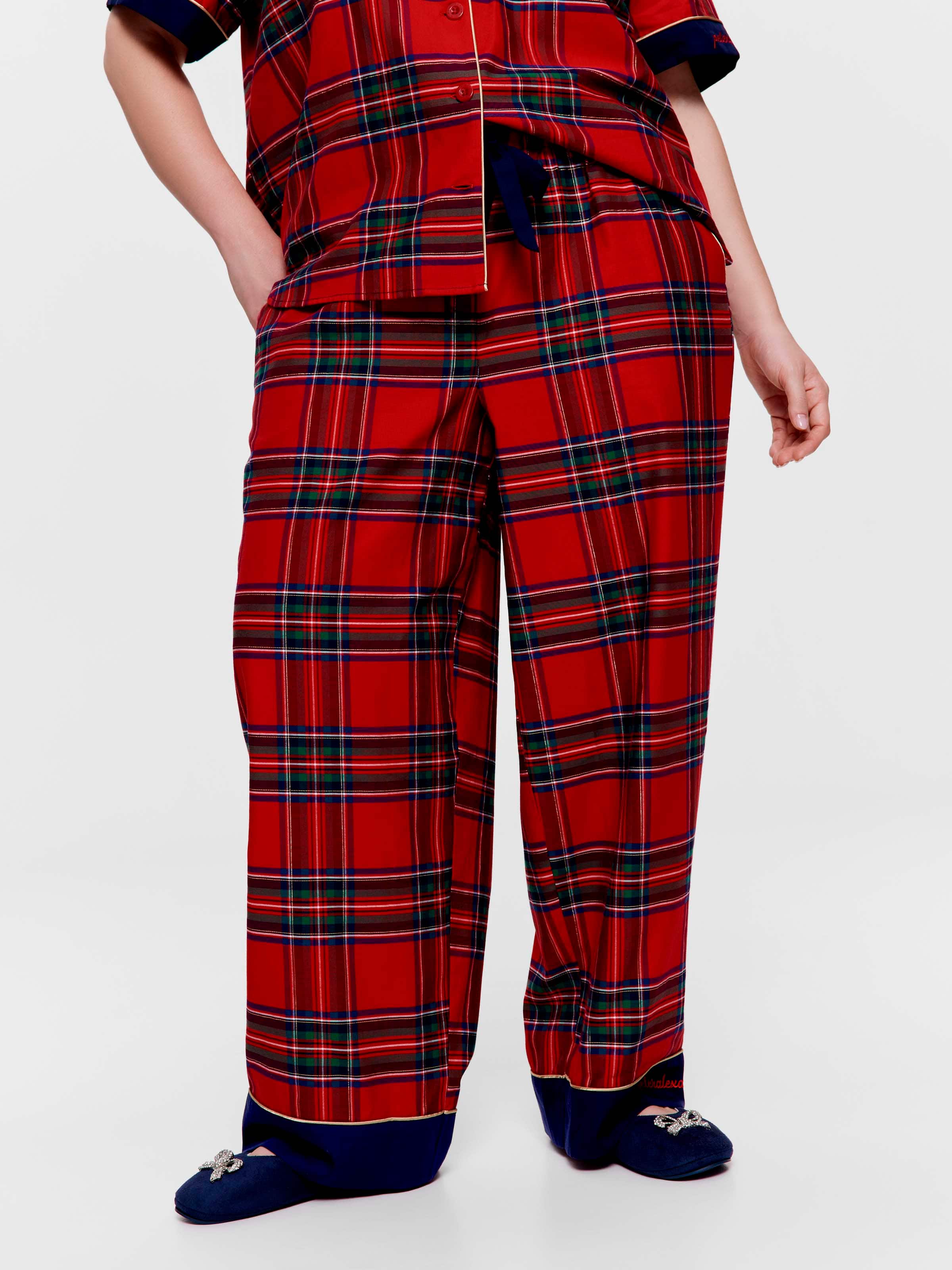 P.A. Plus Tartan 100% Cotton Classic Pj Pant