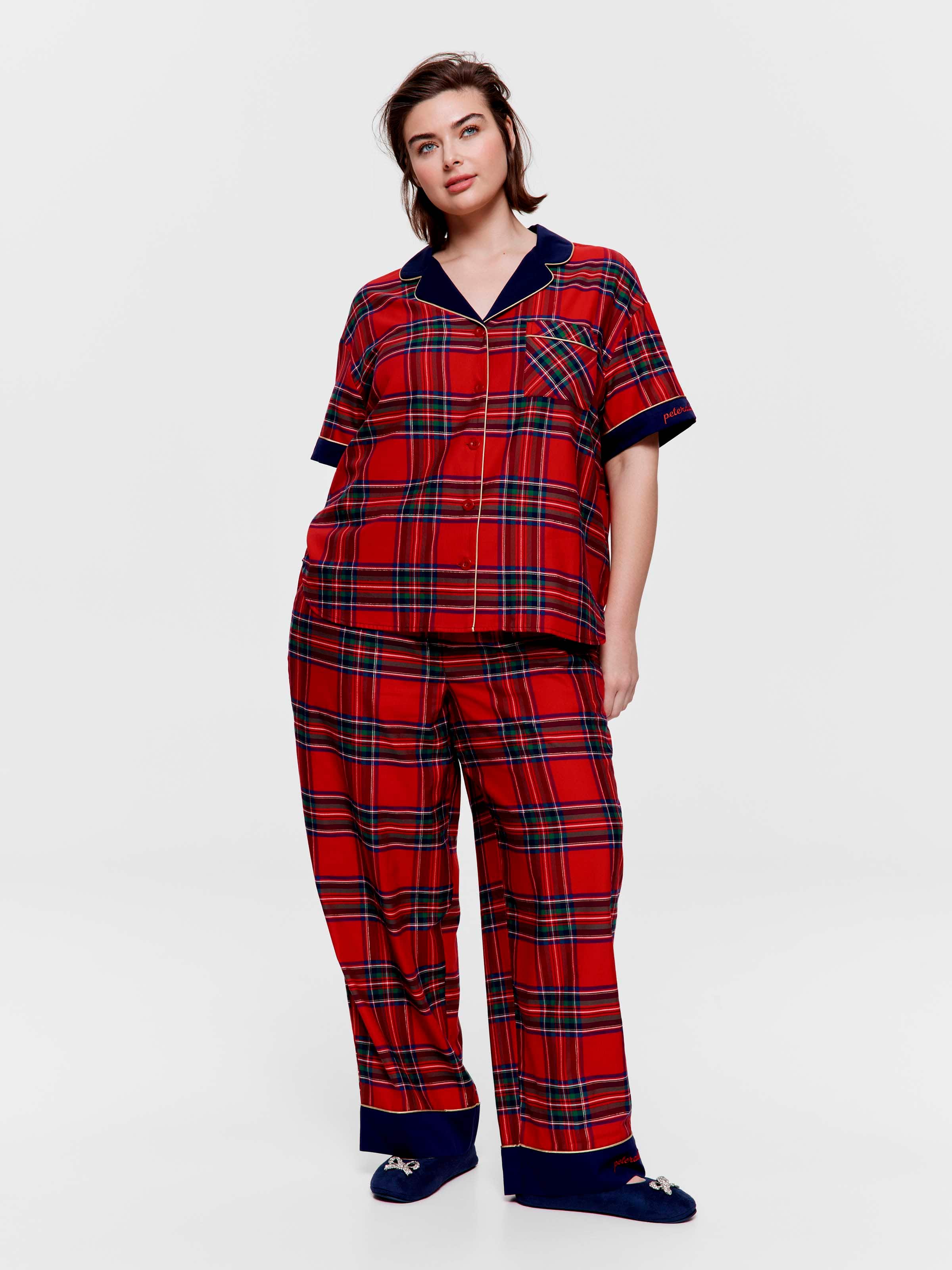 P.A. Plus Tartan 100% Cotton Short Sleeve Shirt