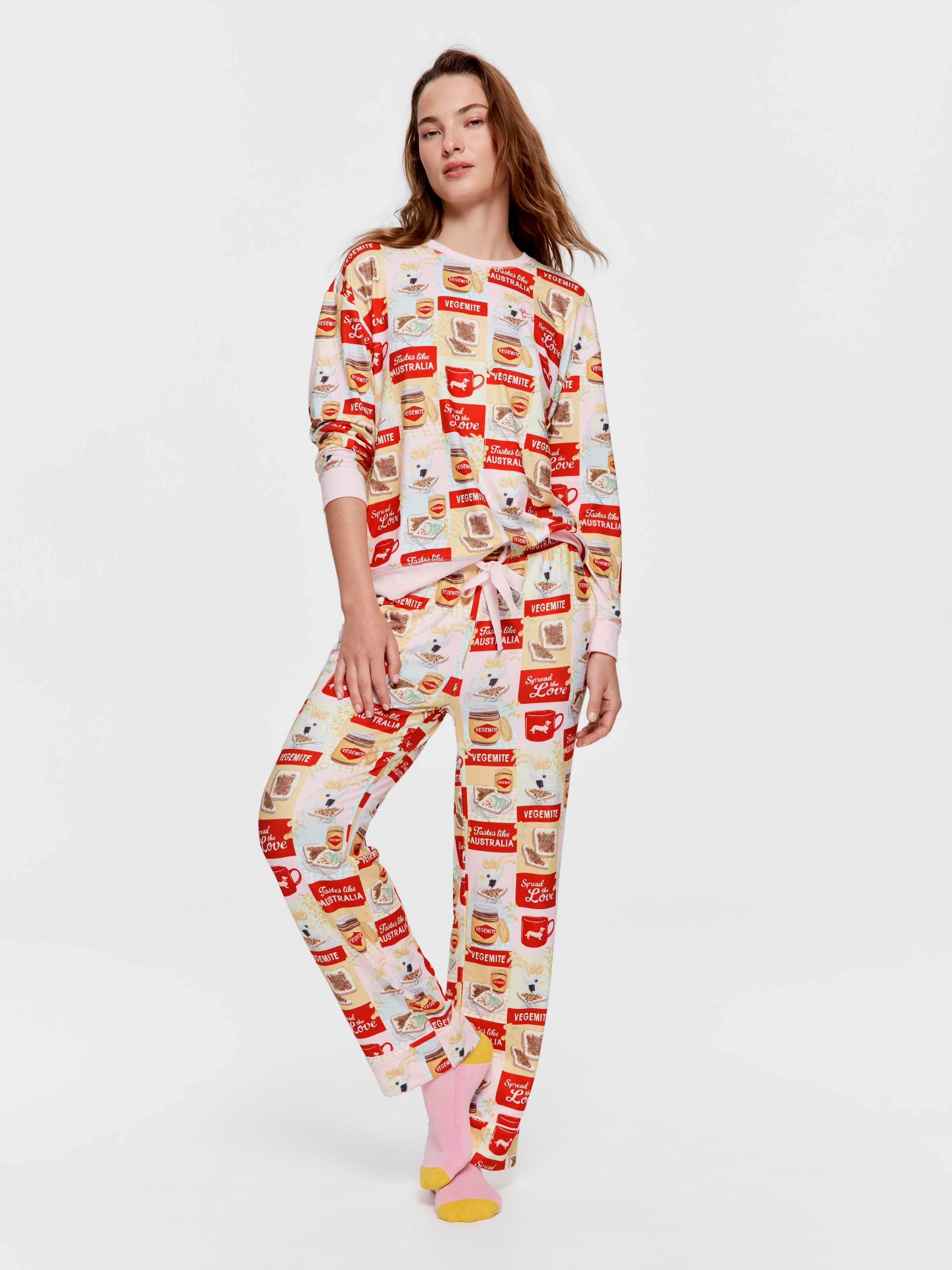 Vegemite Long Plush Pj Set