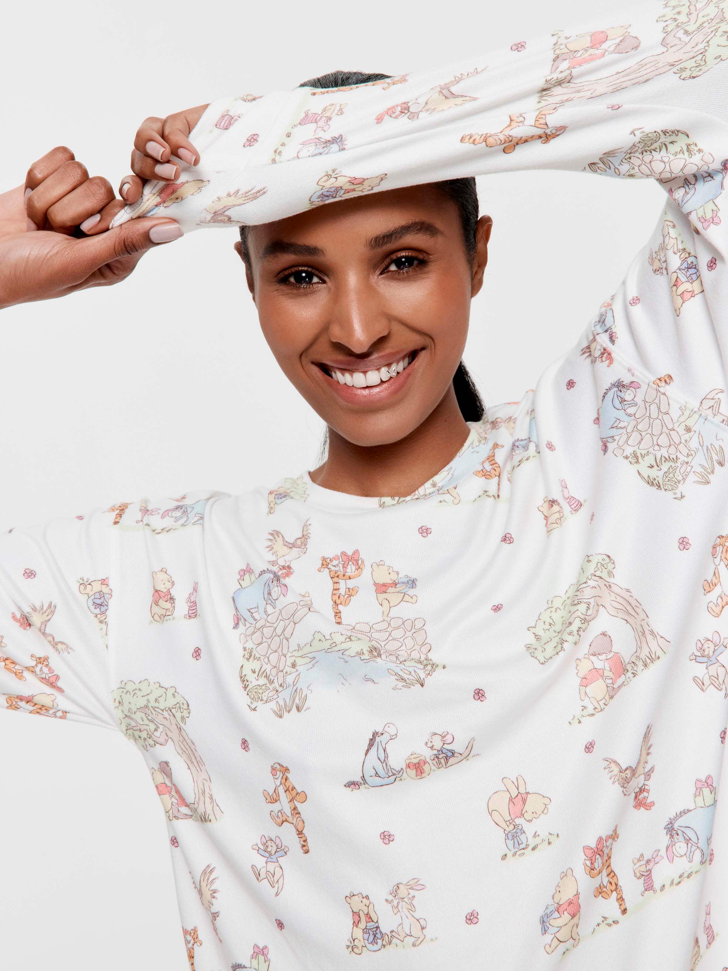 Winnie The Pooh Plush Long Sleeve Nightie