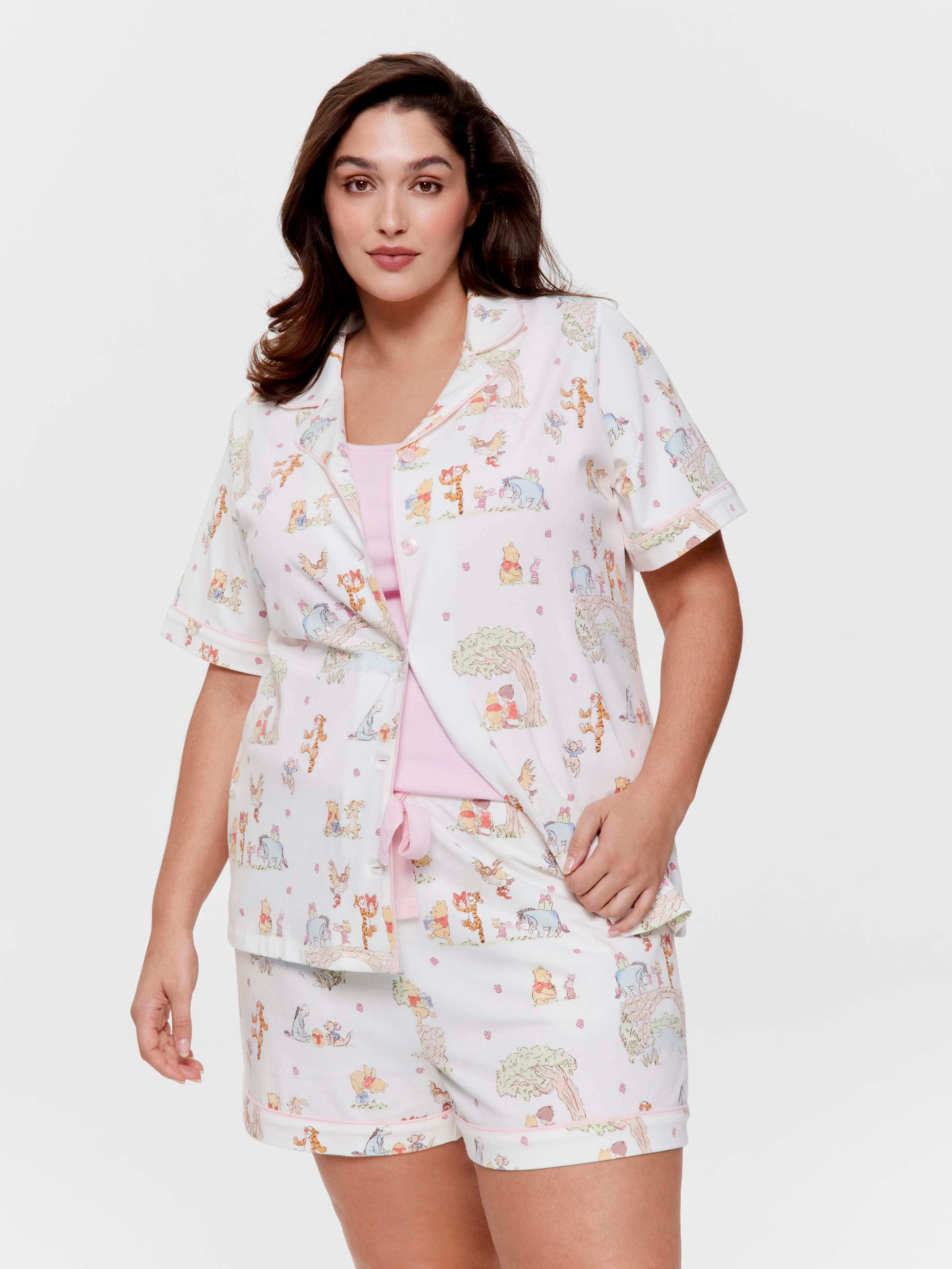 P.A. Plus Winnie The Pooh Shortie Pj Set