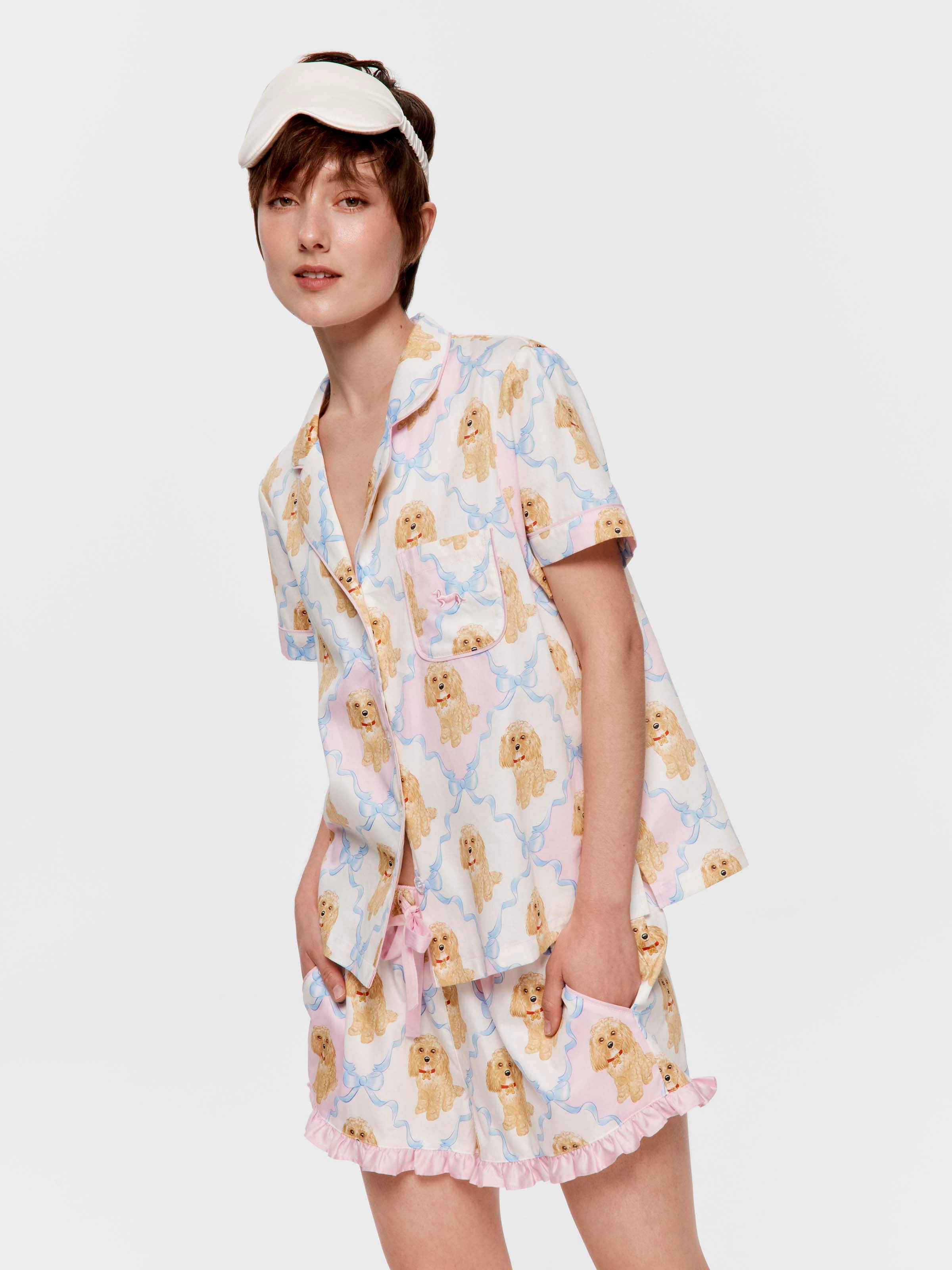 Groodle 100% Cotton Boxed Shortie Pj Set