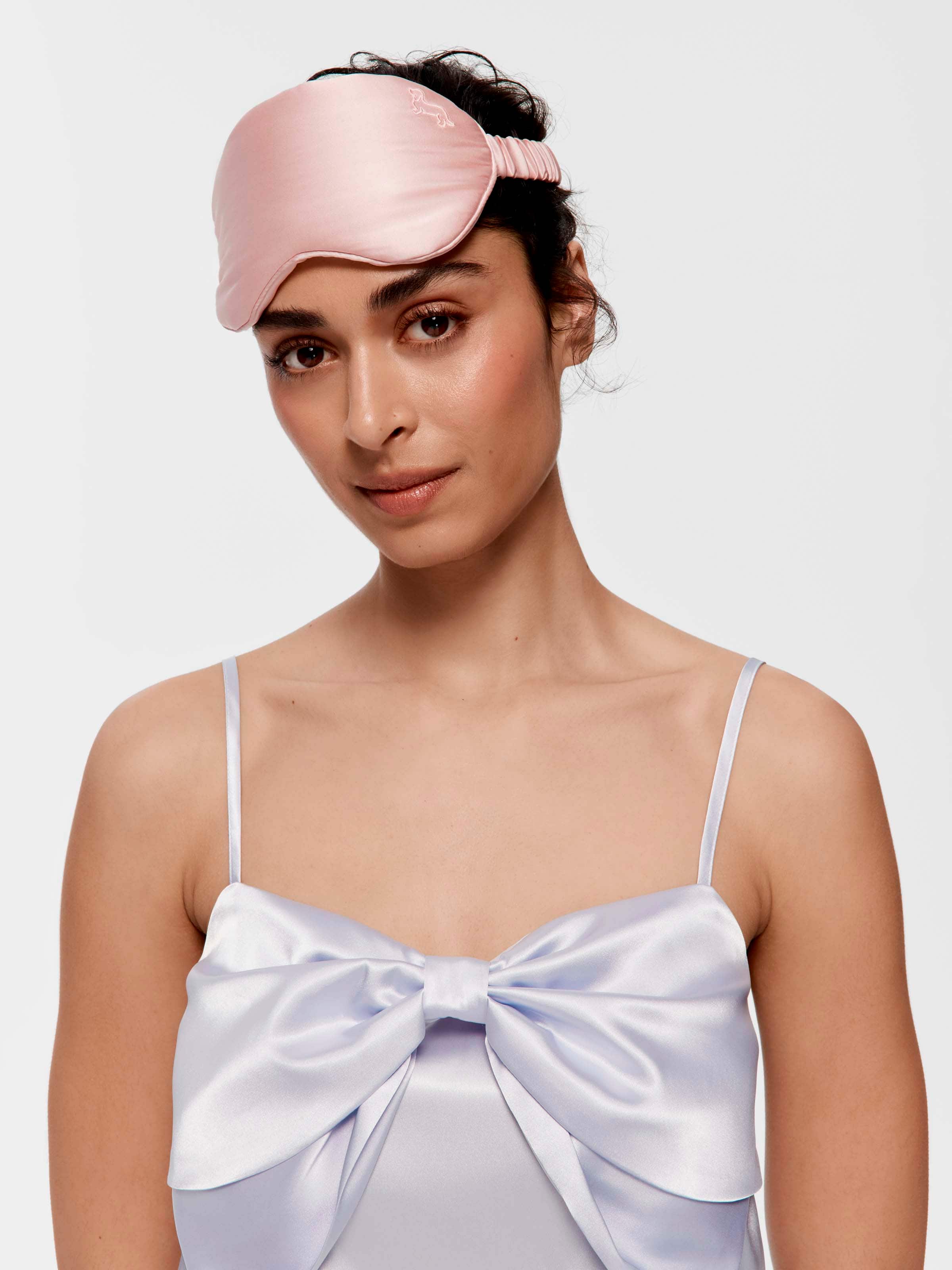 Bow Satin Boxed Slip Nightie