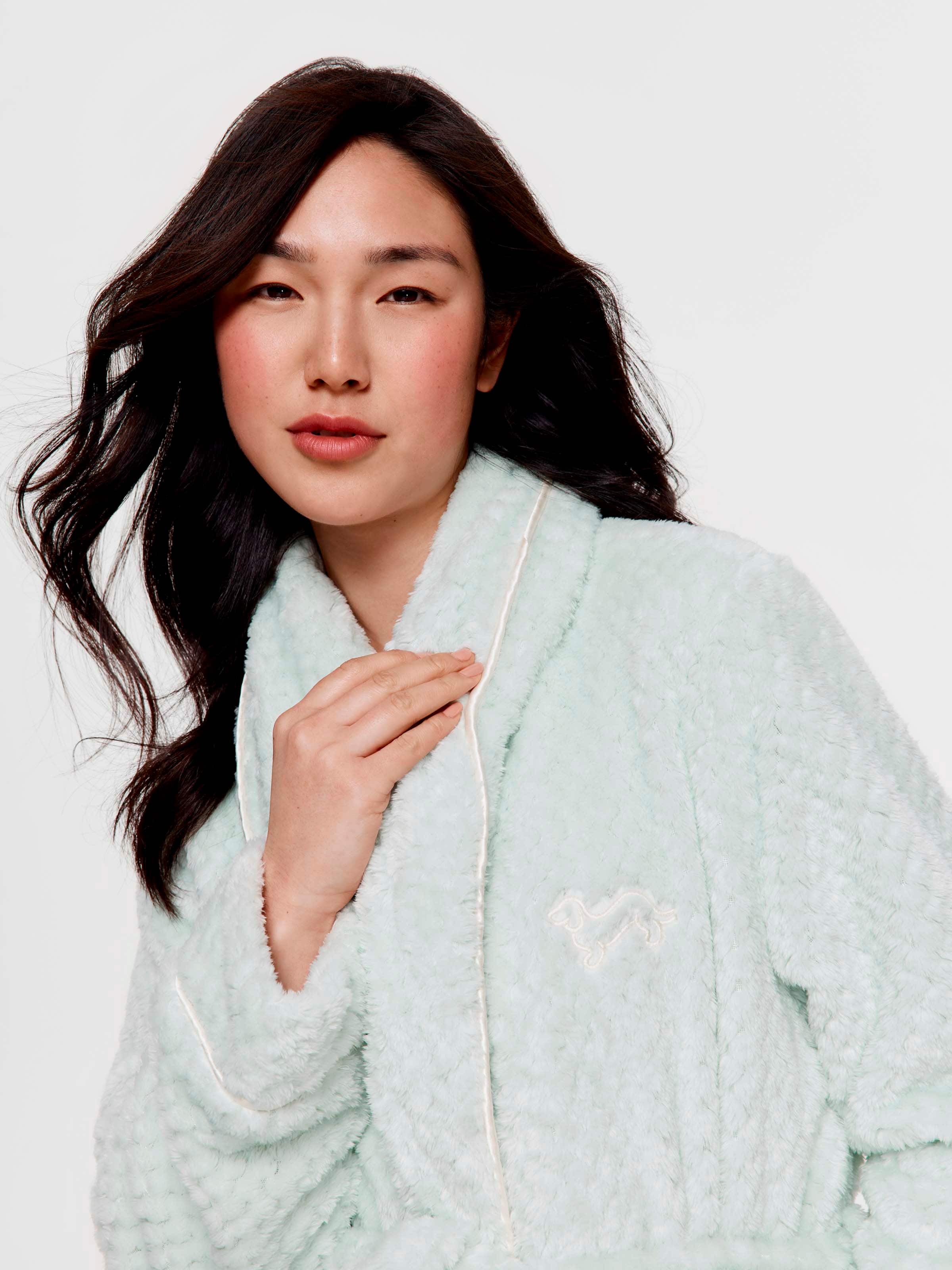 Mint Green Jacquard Gown