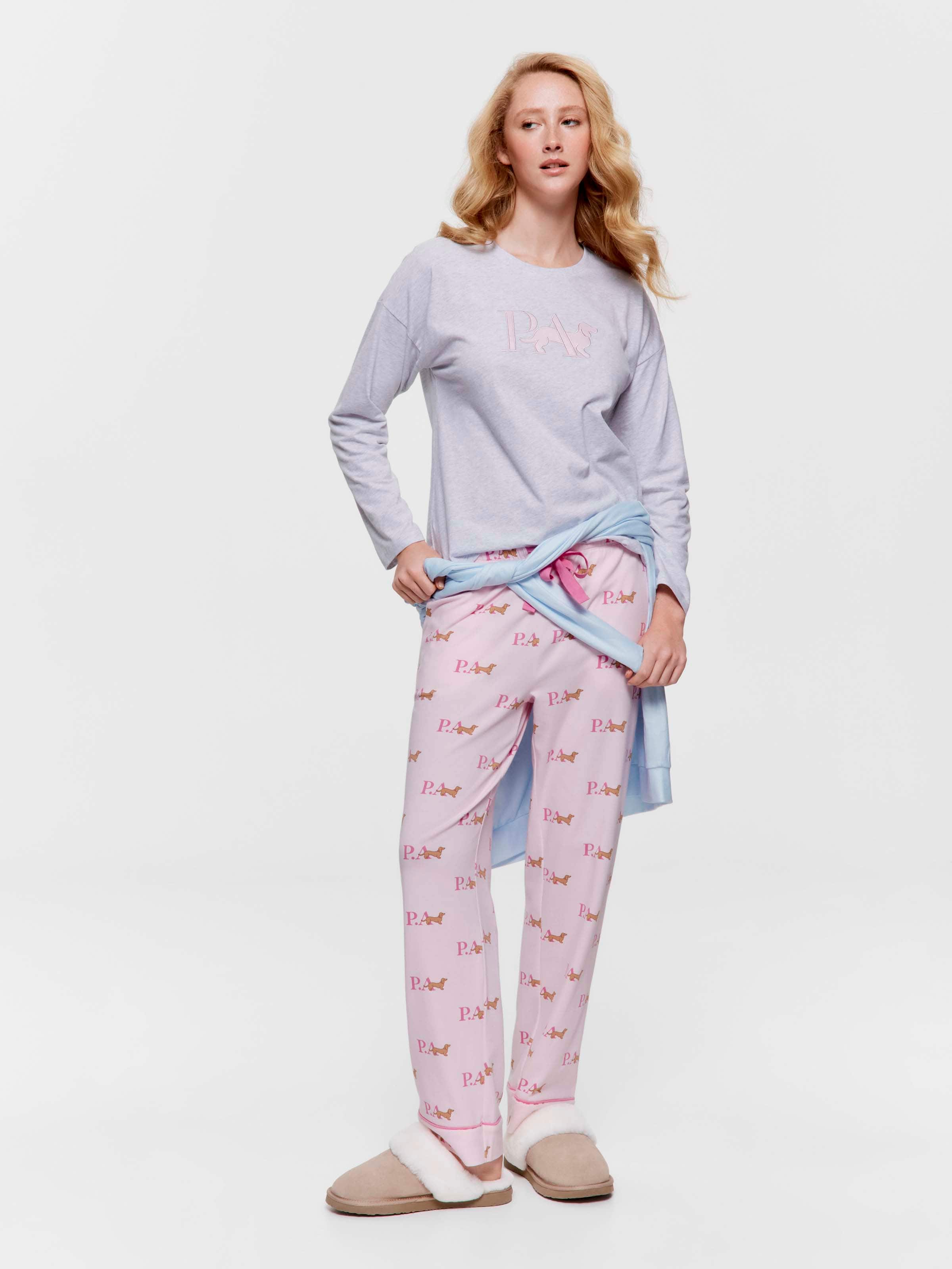 Penny Logo Straight Leg Pj Pant