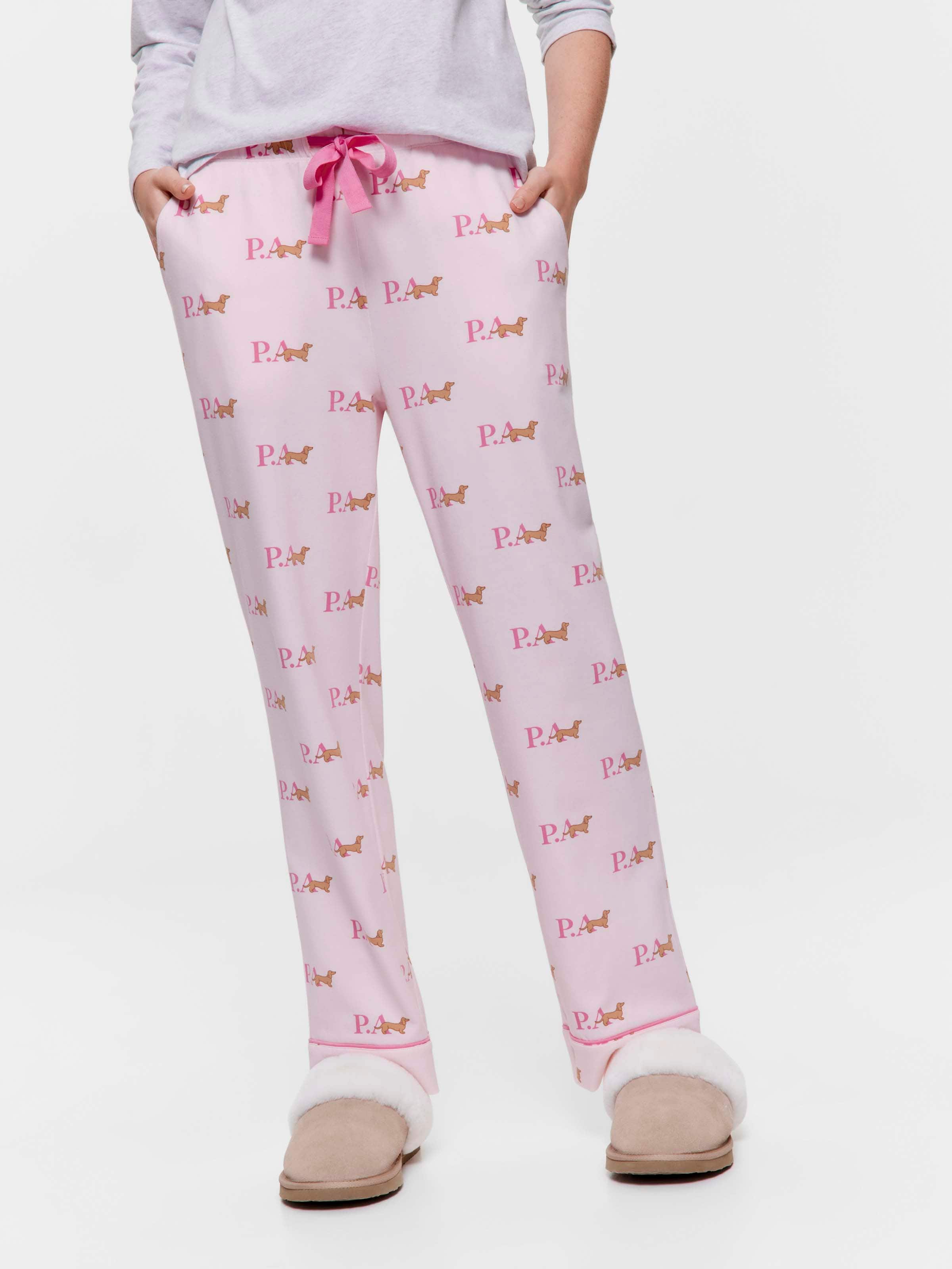 Penny Logo Straight Leg Pj Pant