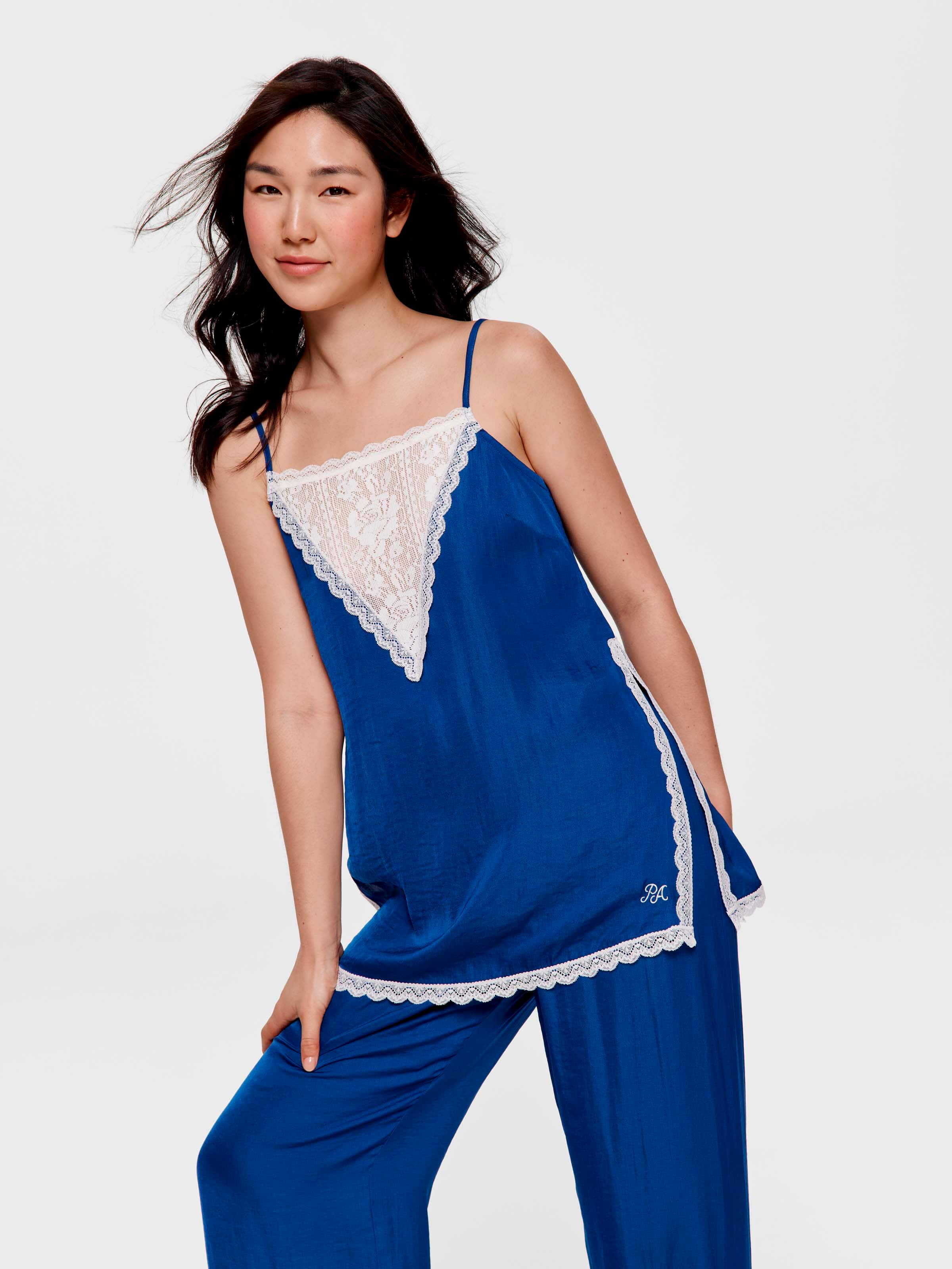 Blue Lace Fashion Cami