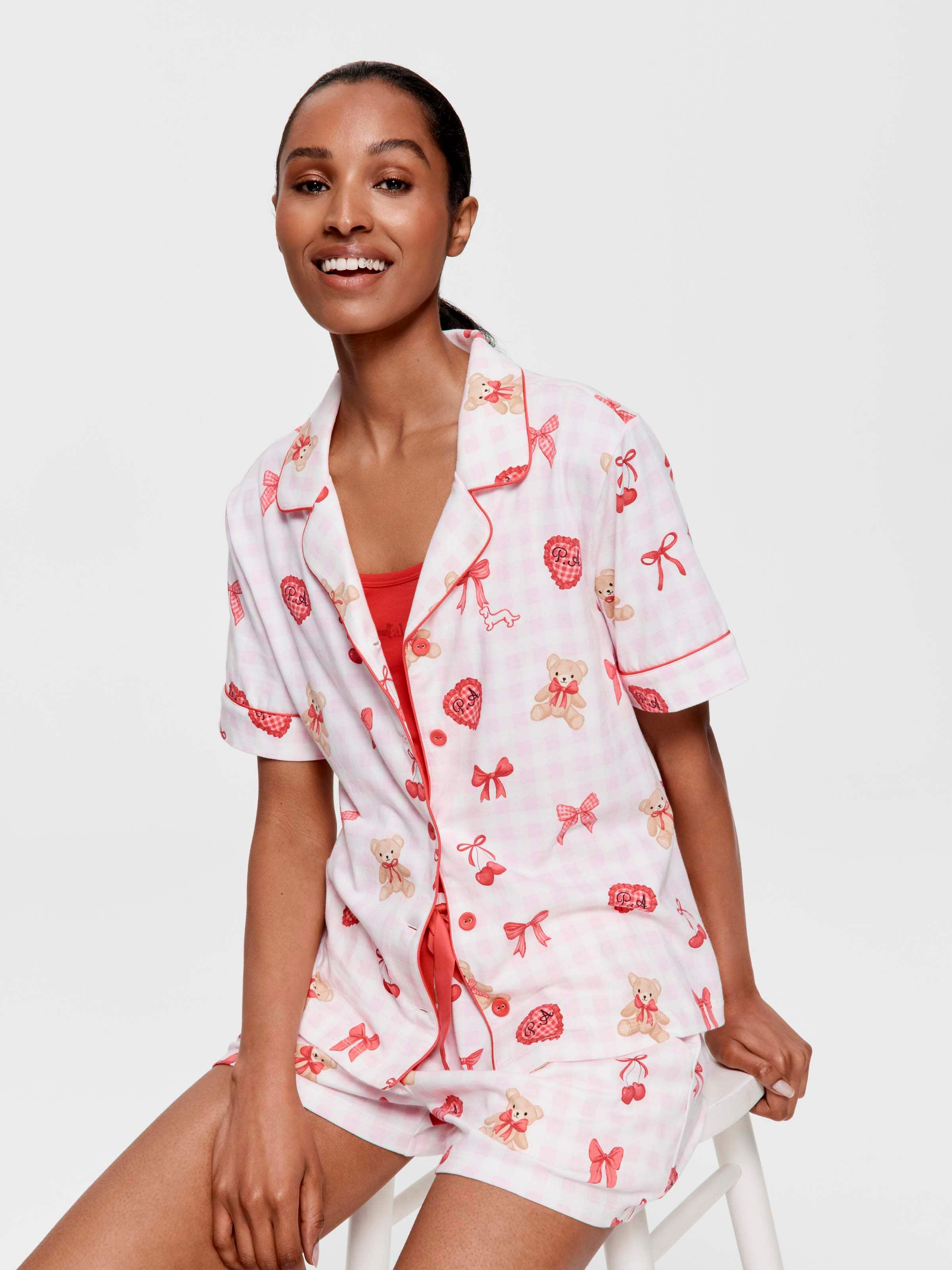 Teddy Bear Picnic Shortie Pj Set