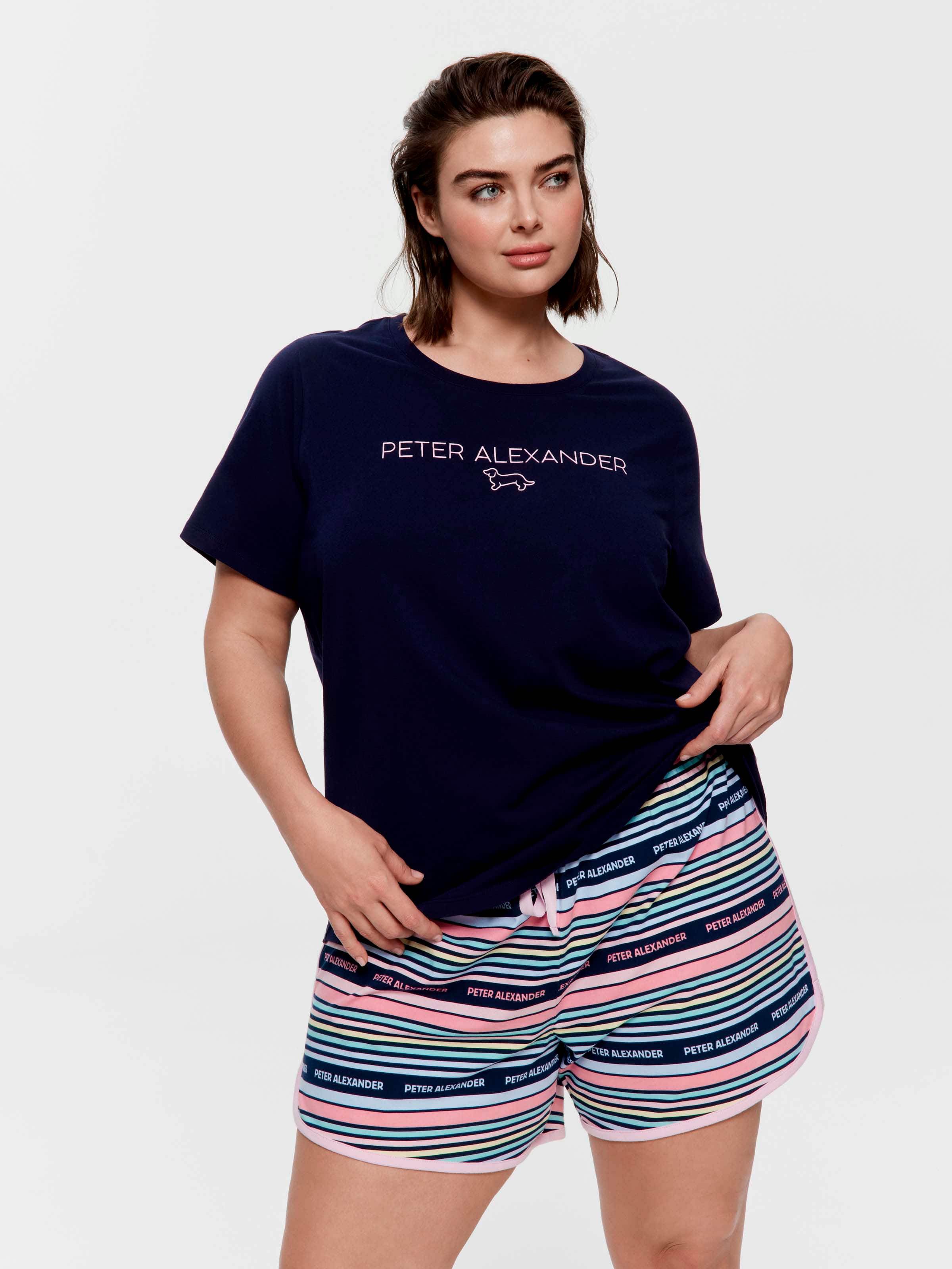 P.A. Plus Navy P.A. Logo 100% Cotton Tee