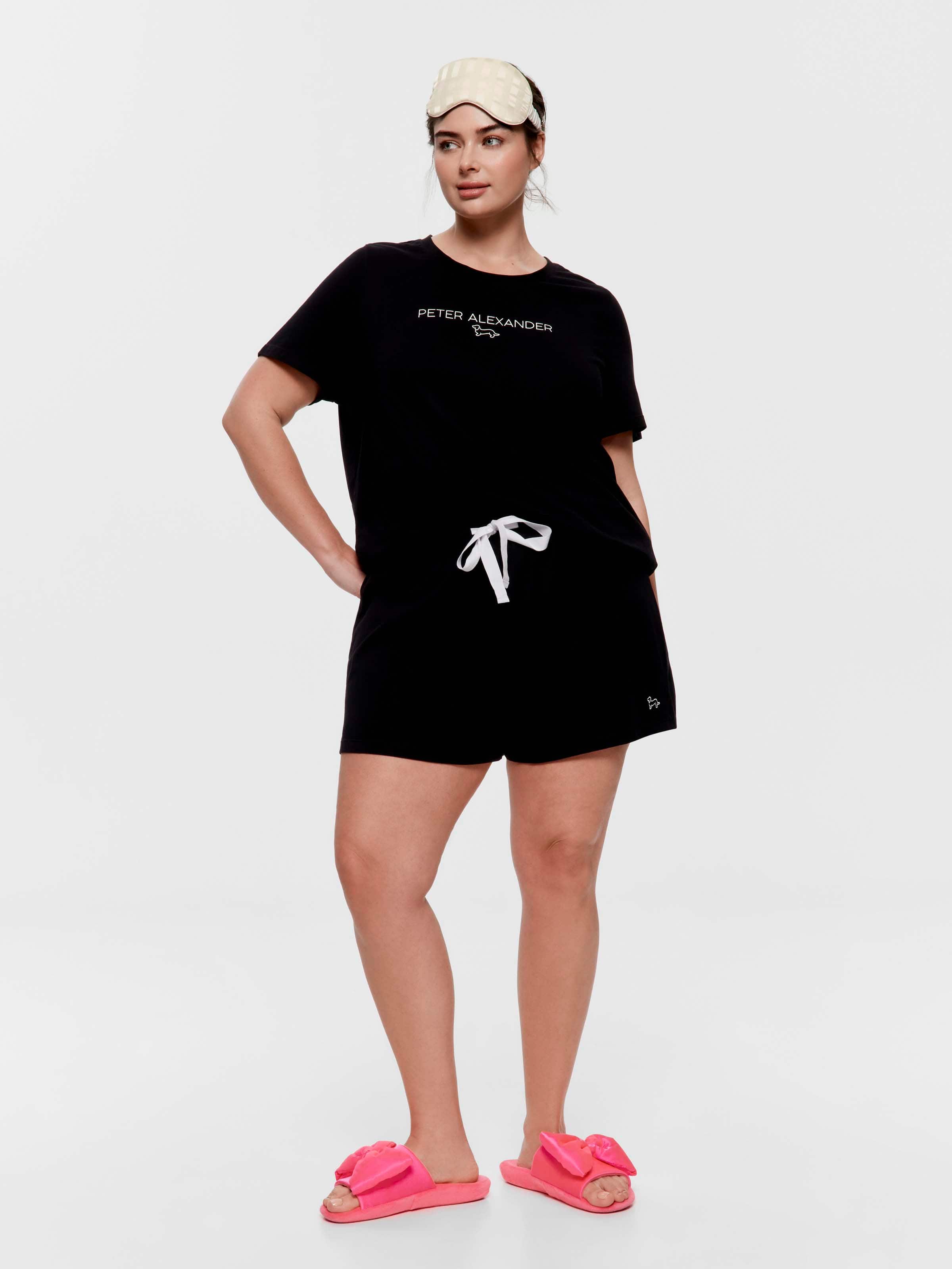 P.A. Plus Black 100% Cotton Mini Short