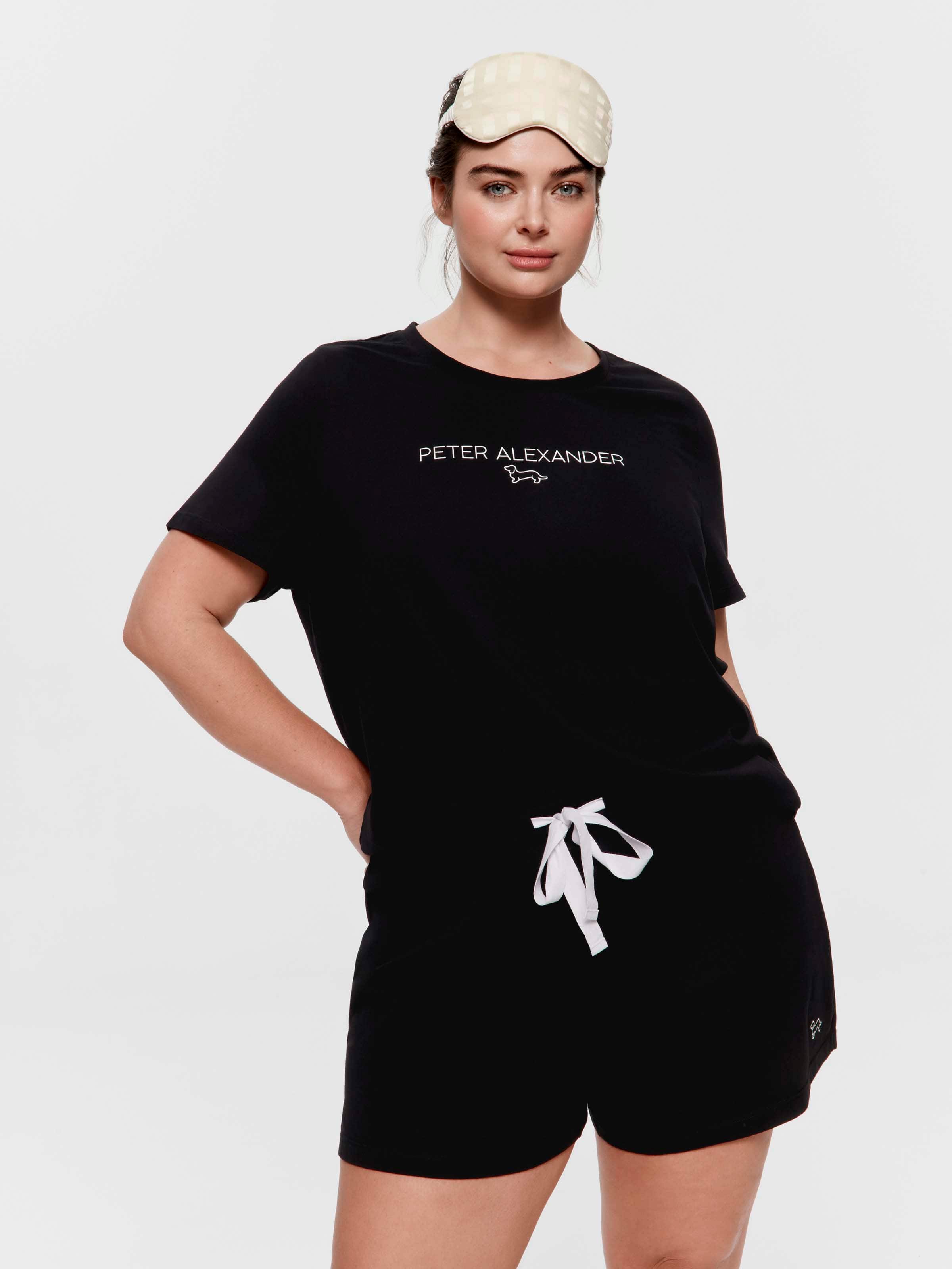 P.A. Plus Black 100% Cotton Mini Short