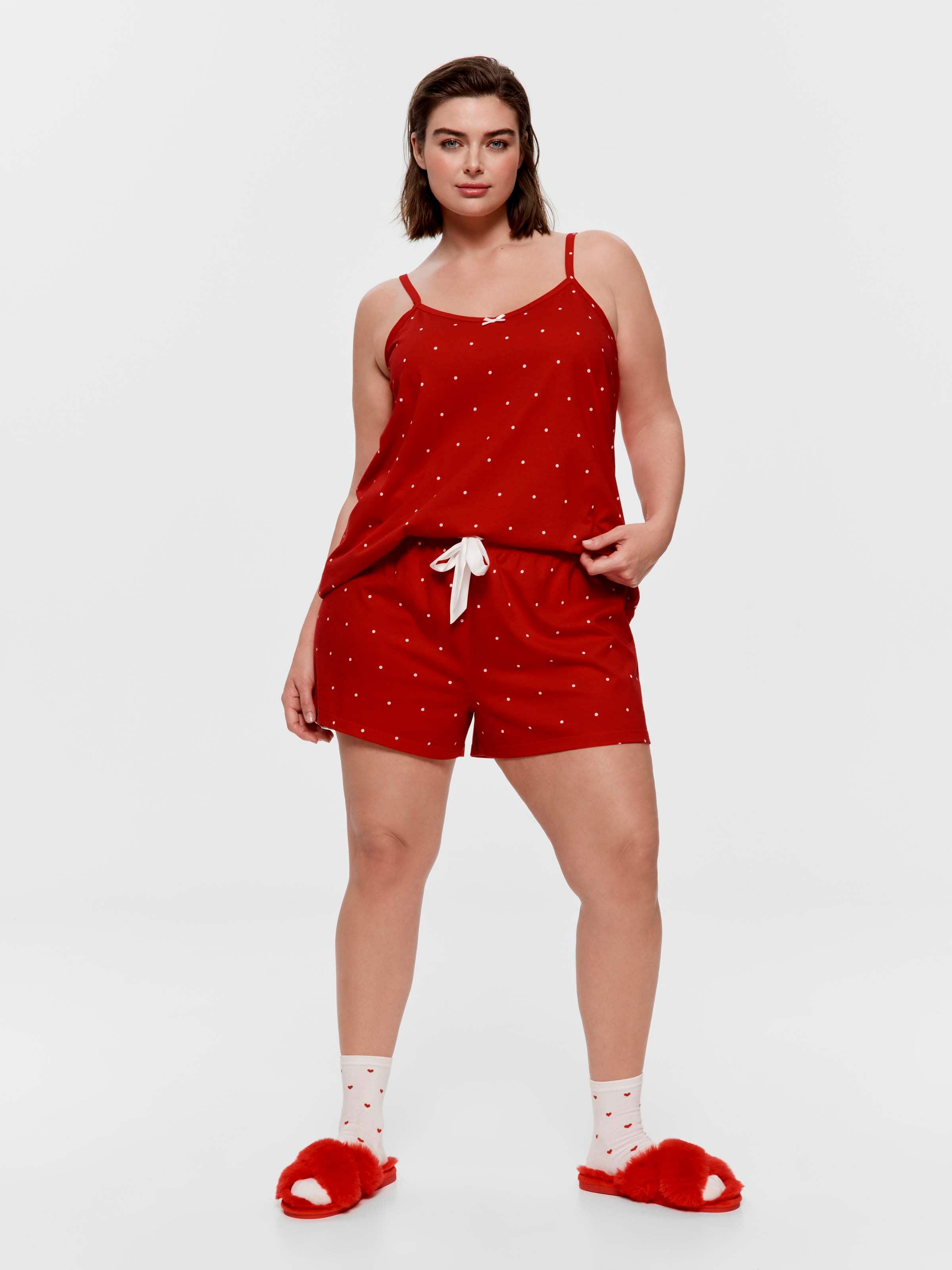 P.A. Plus Red Spot 100% Cotton Mini Short
