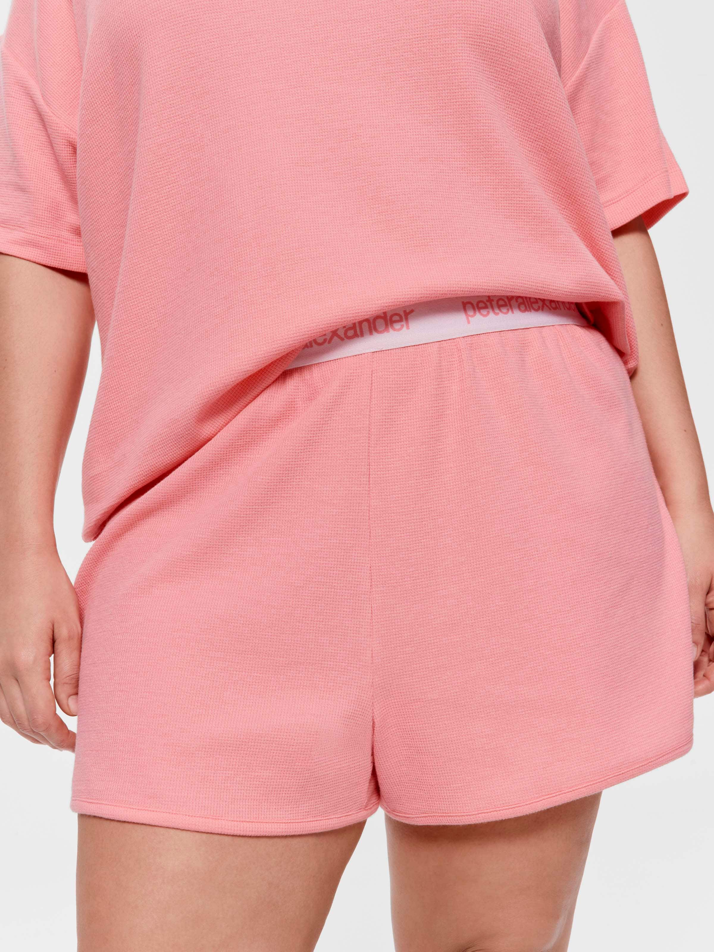 P.A. Plus Coral Waffle Sporty Mid Short