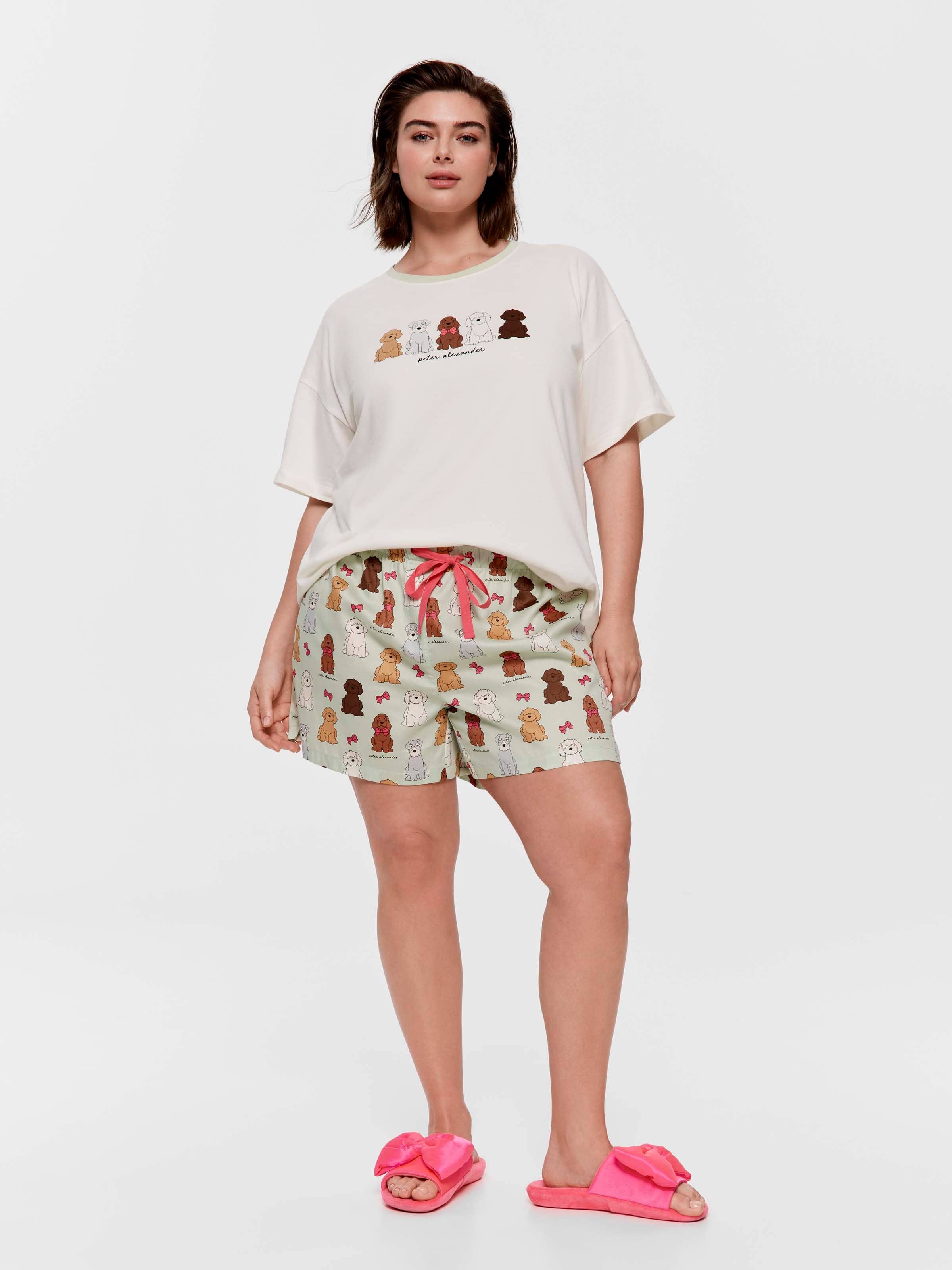 P.A. Plus Mixed Dogs 100% Soft Cotton Classic Mid Short
