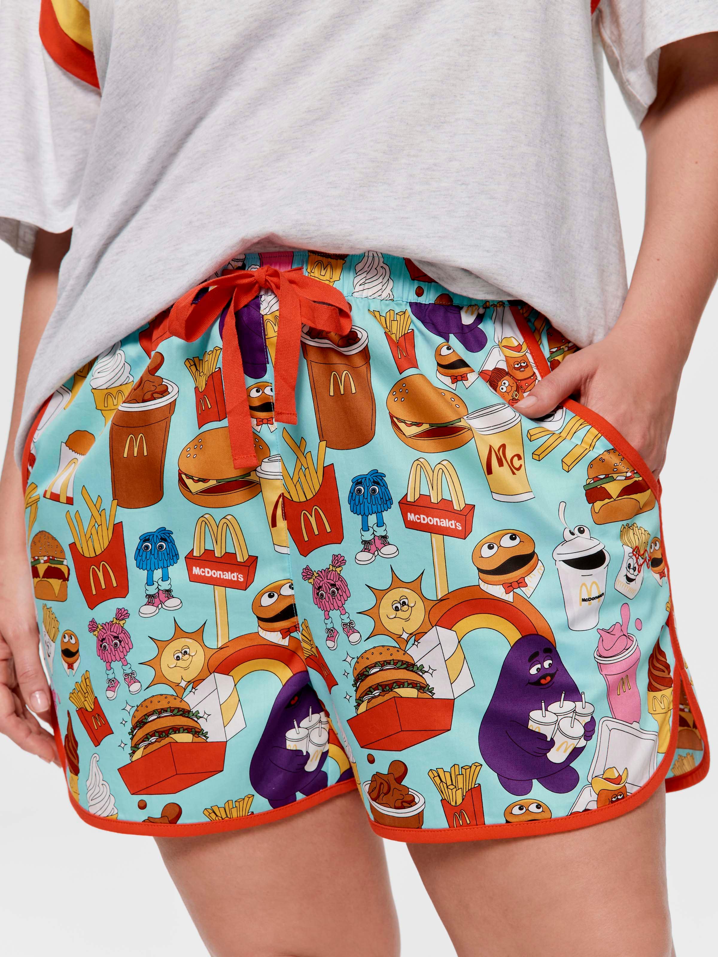 P.A. Plus Macca's Icons 100% Cotton Mid Short