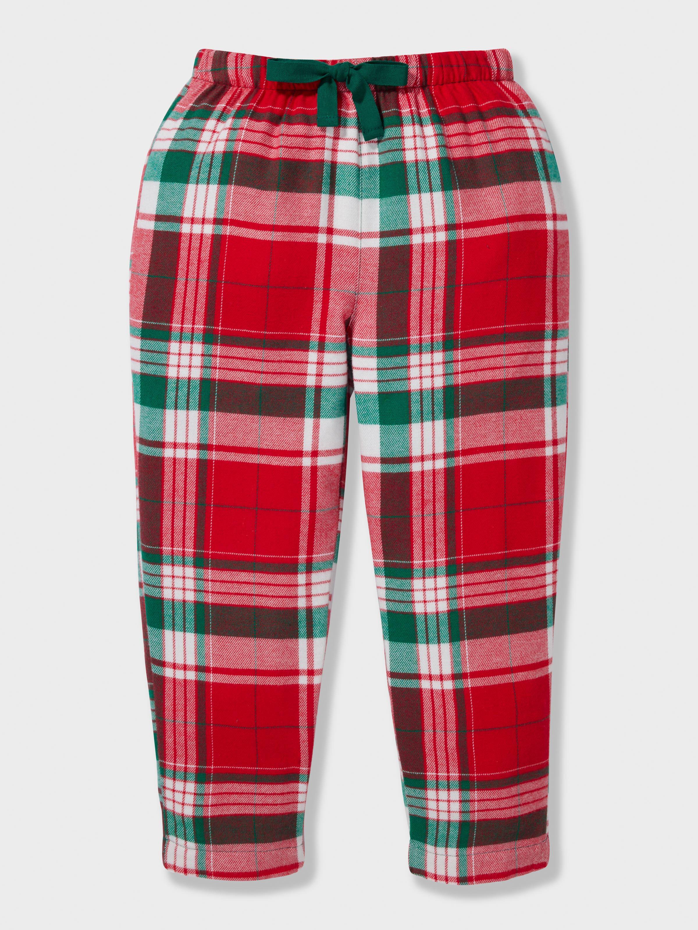 Kids Tartan Bamboo Flanellette Long Classic Pj Set