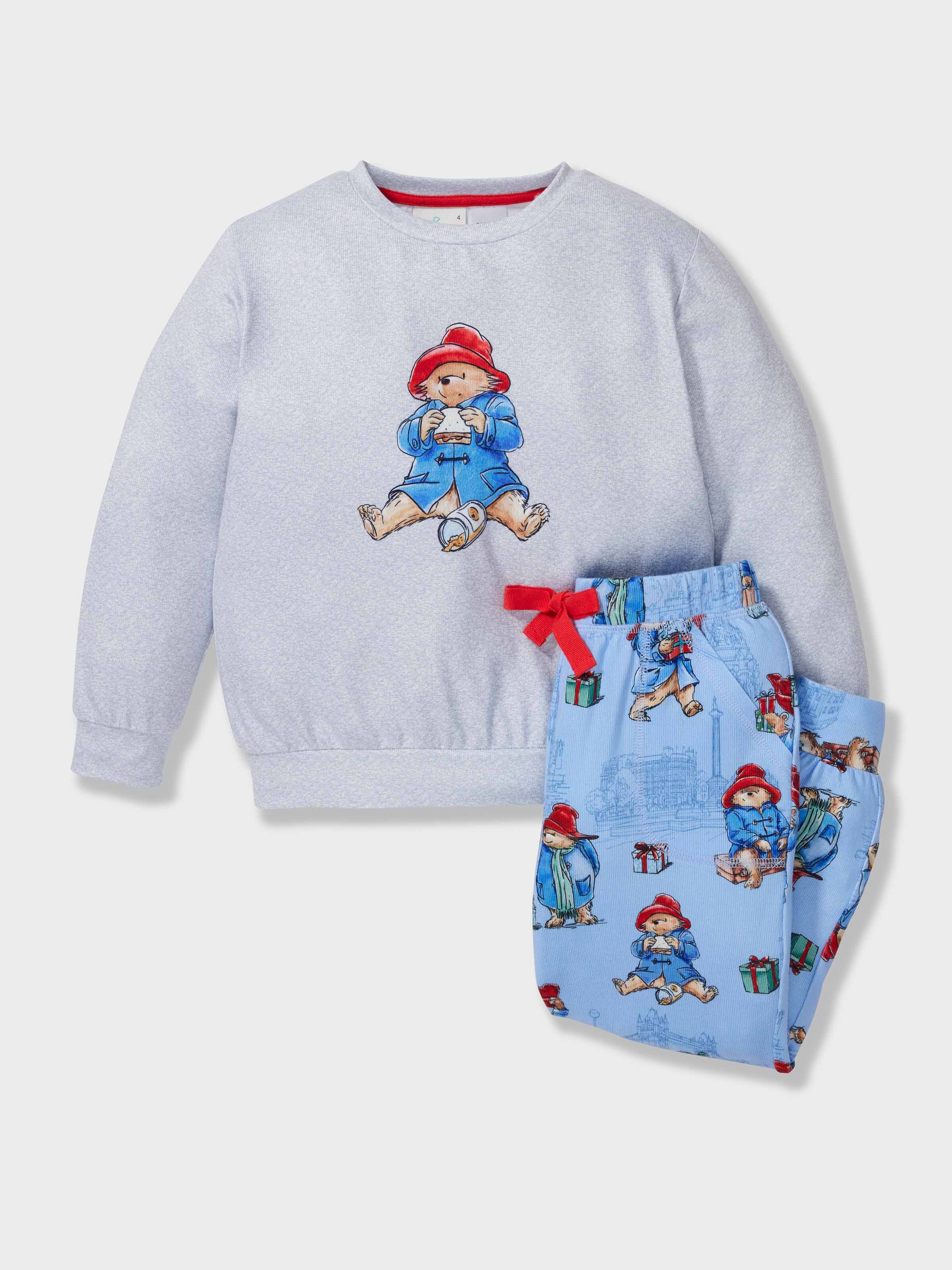 Kids Paddington Plush Long Pj Set