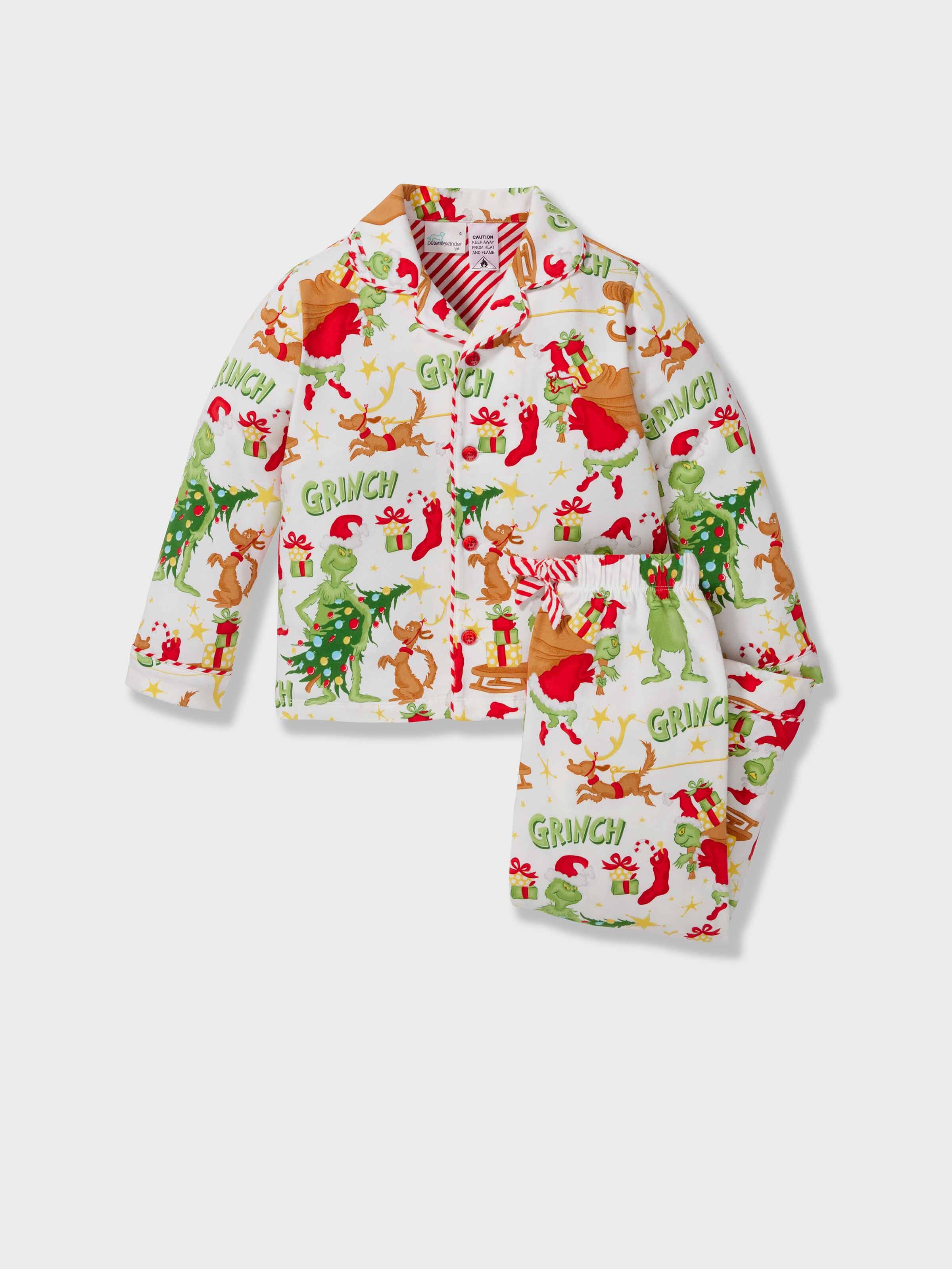 Jnr Kids The Grinch Classic Long Pj Set