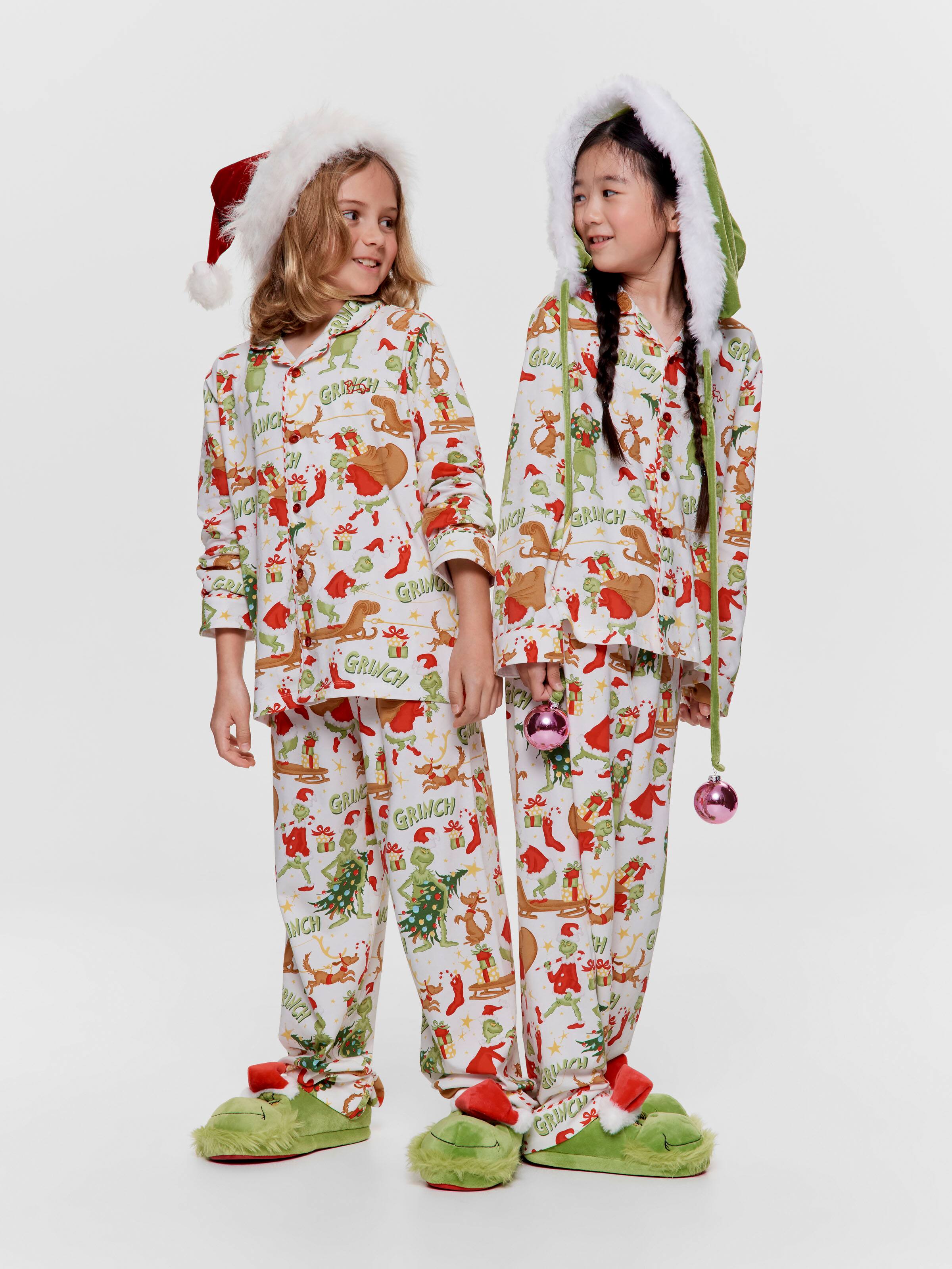 Kids The Grinch Classic Long Pj Set