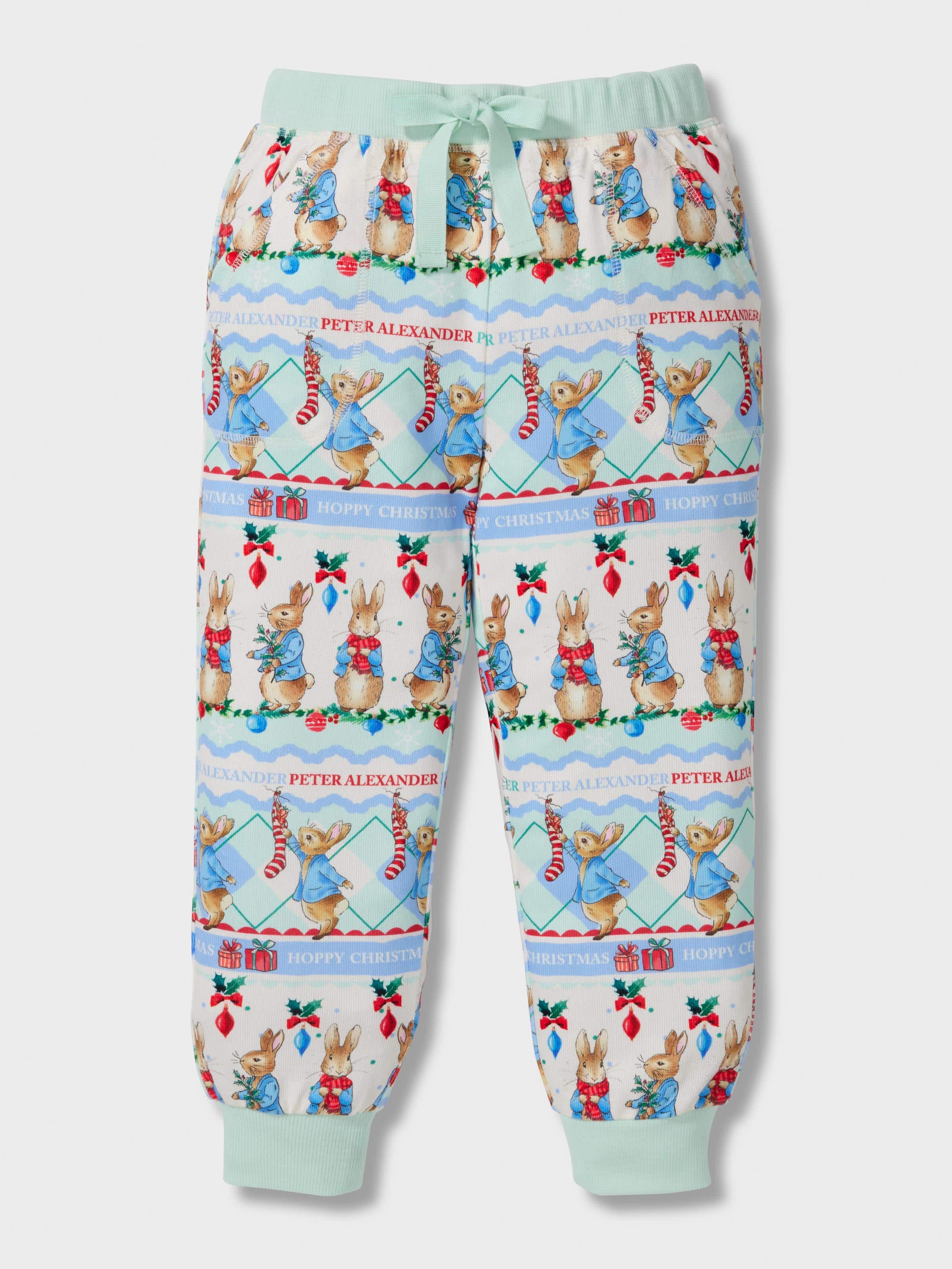 Boys Peter Rabbit Christmas Plush Long Pj Set