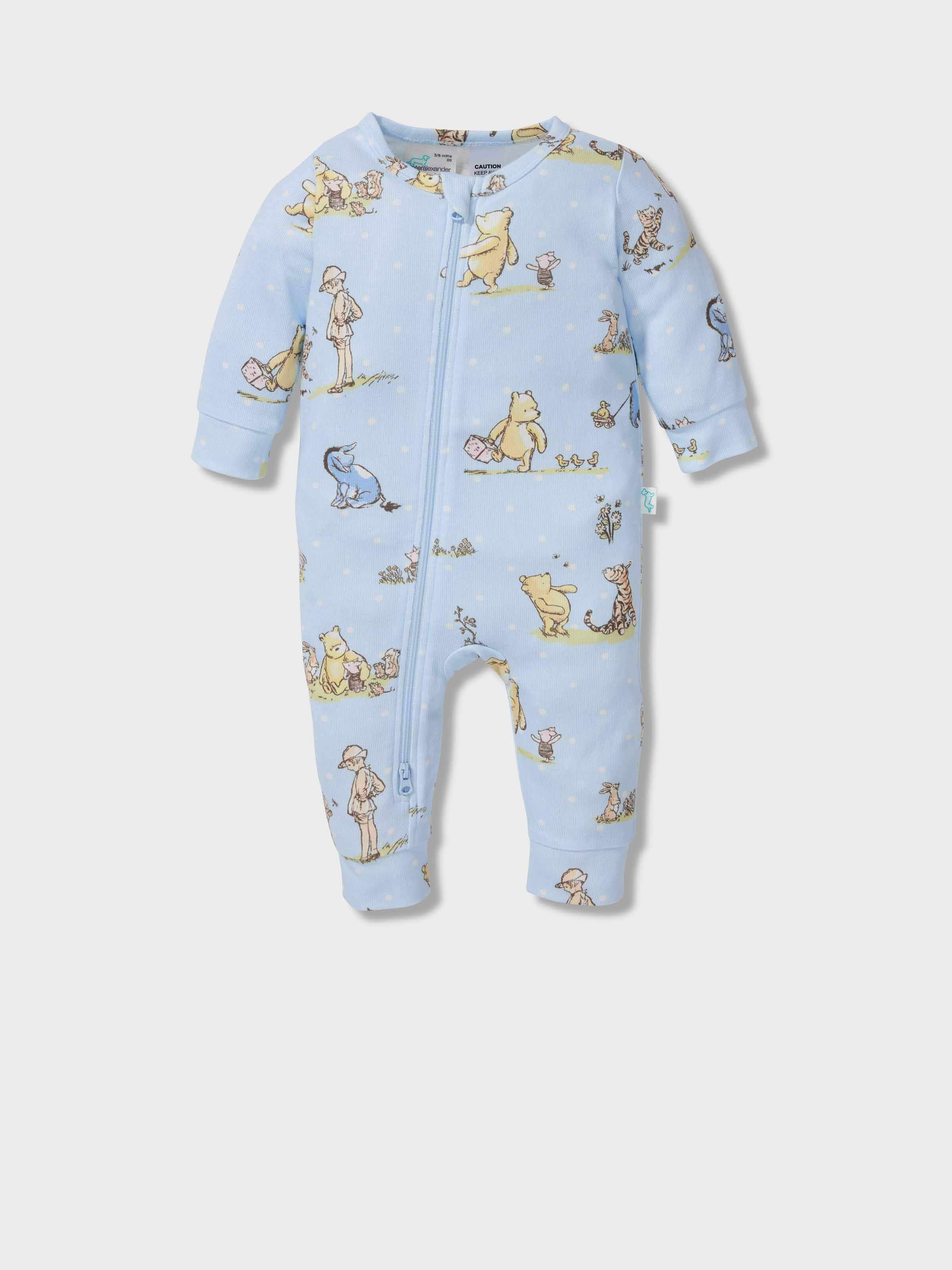 Baby Winnie The Pooh Plush Onesie