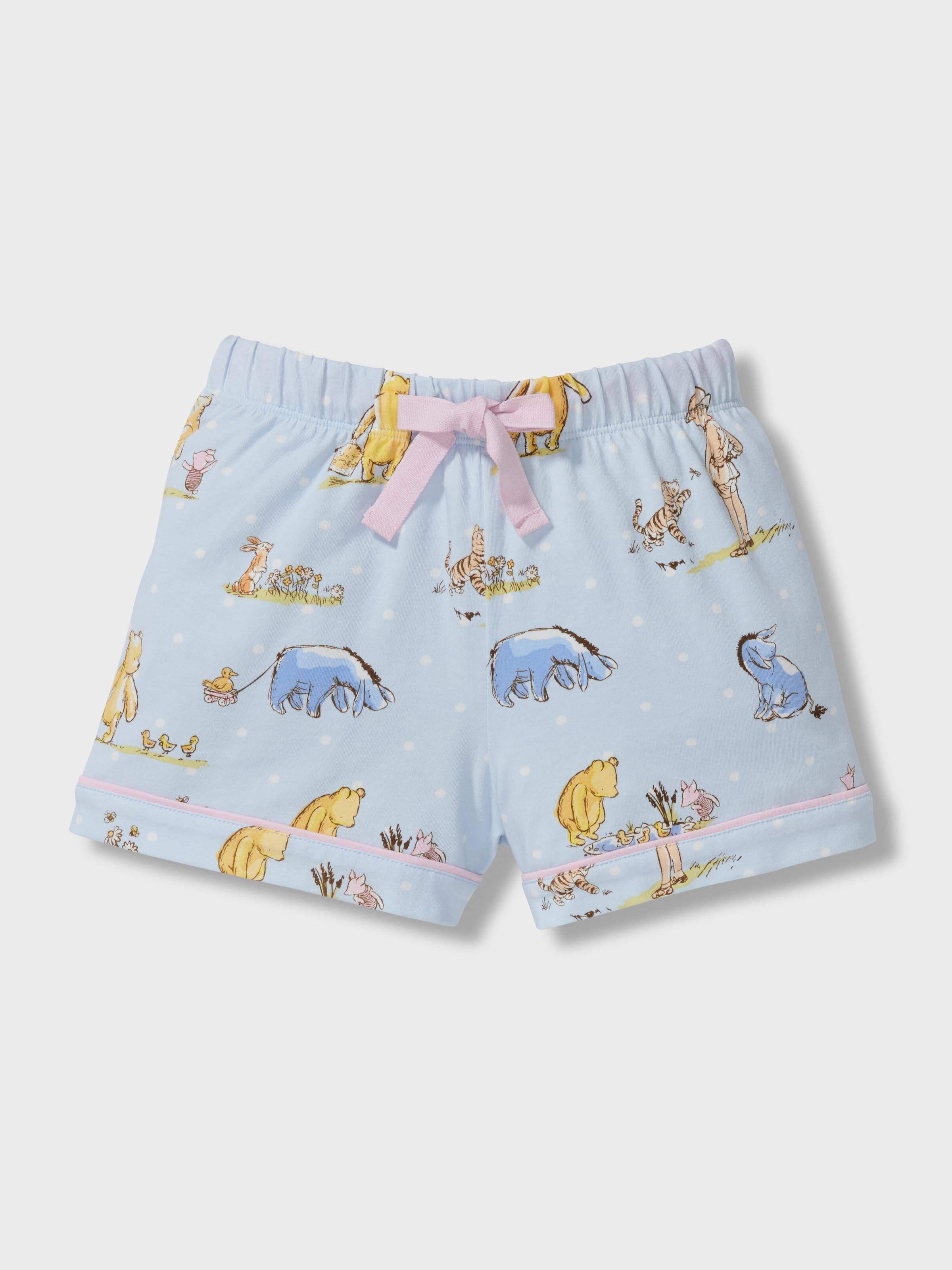 Jnr Girls Winnie The Pooh Shortie Pj Set