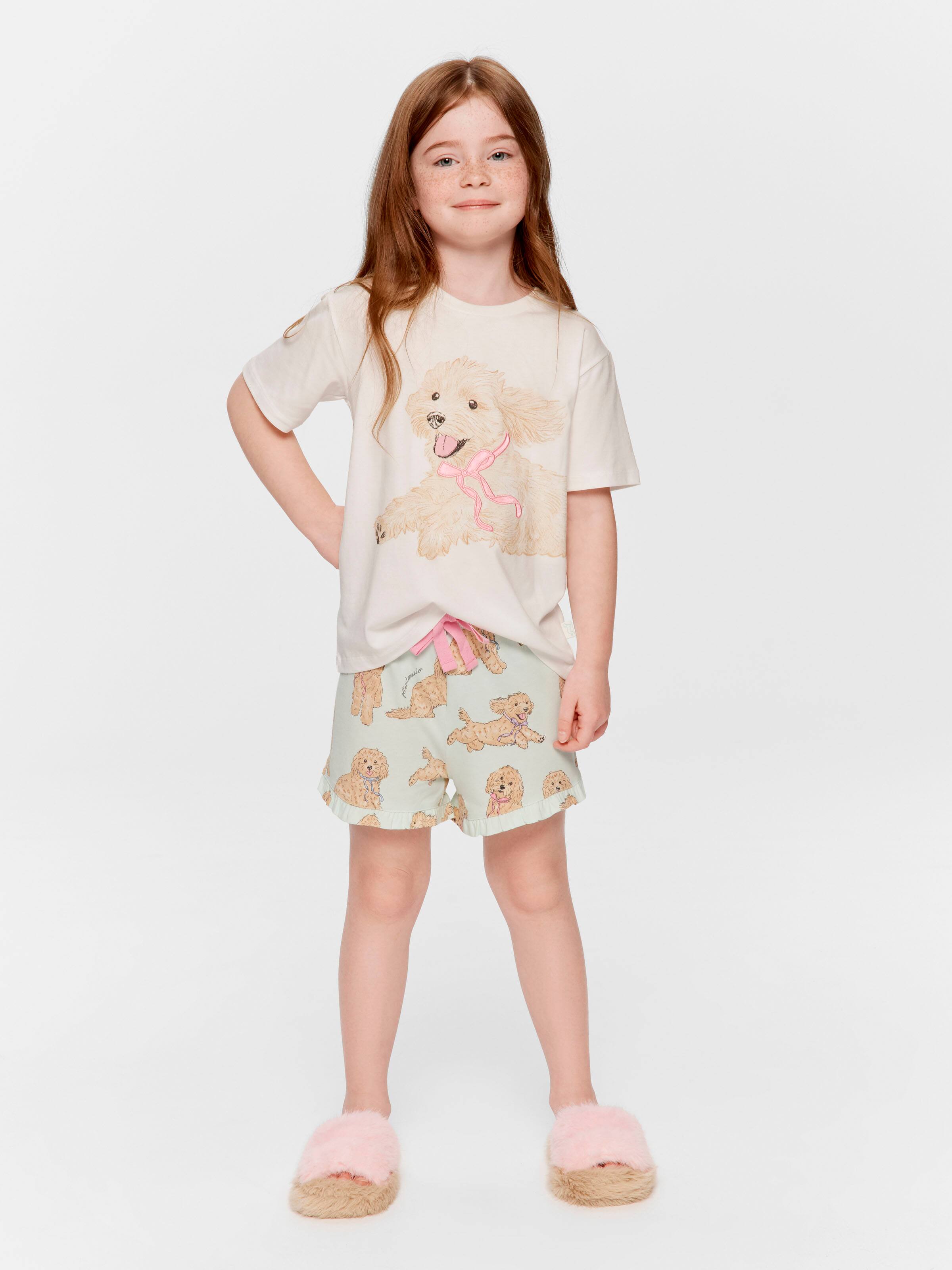 Jnr Girls Groodle Short Pj Set