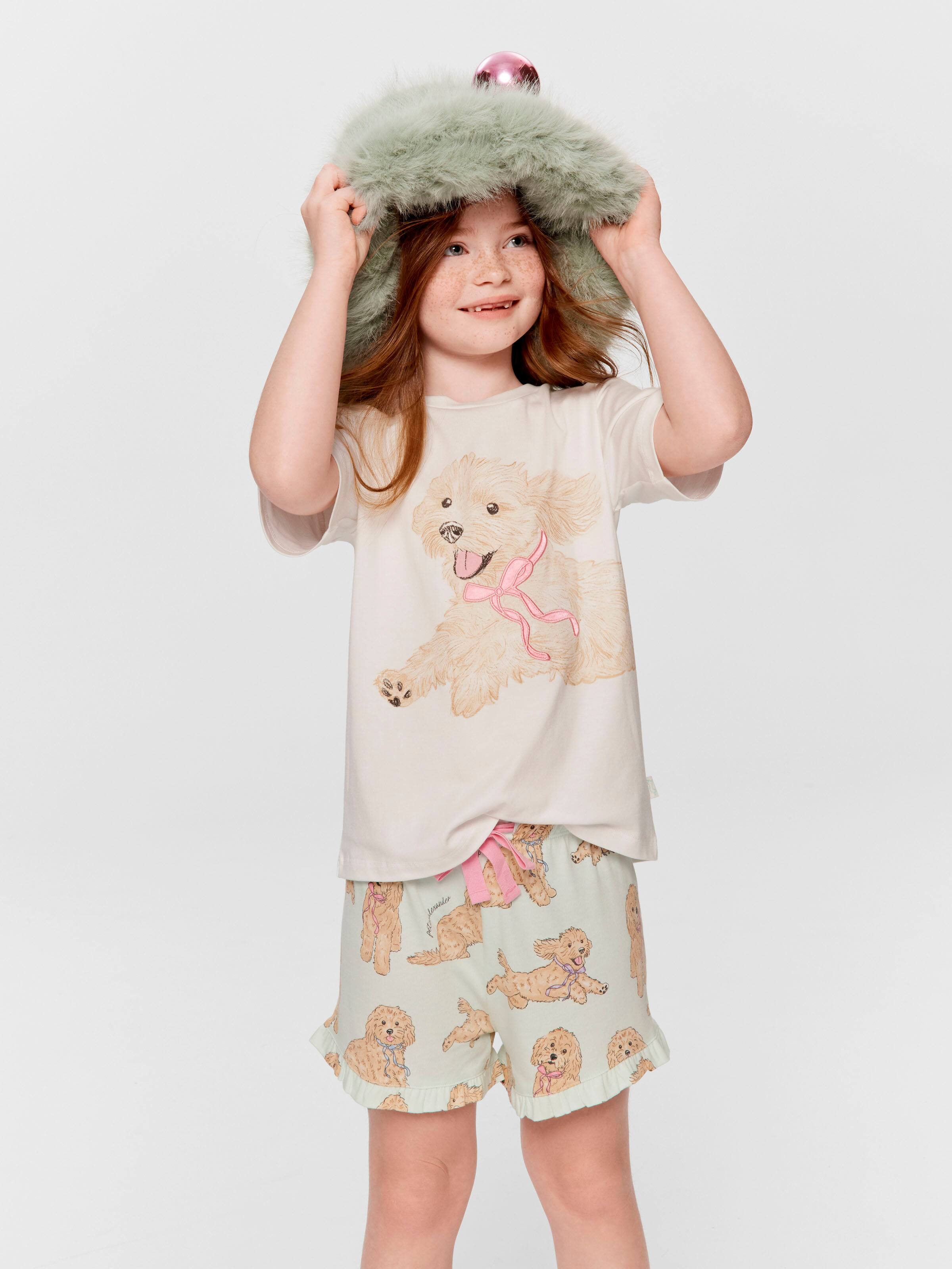 Jnr Girls Groodle Short Pj Set