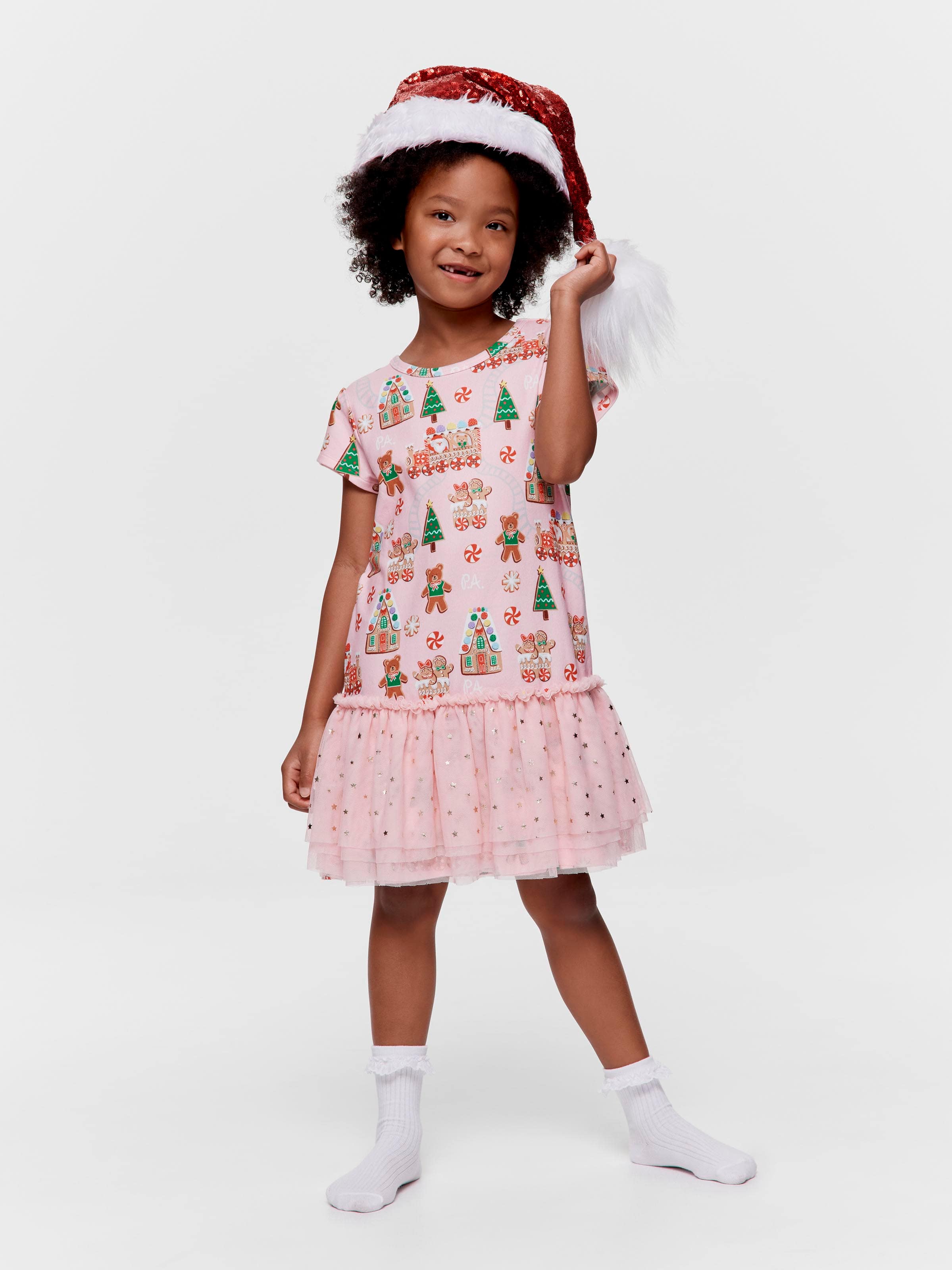 Jnr Girls Gingerbread Nightie