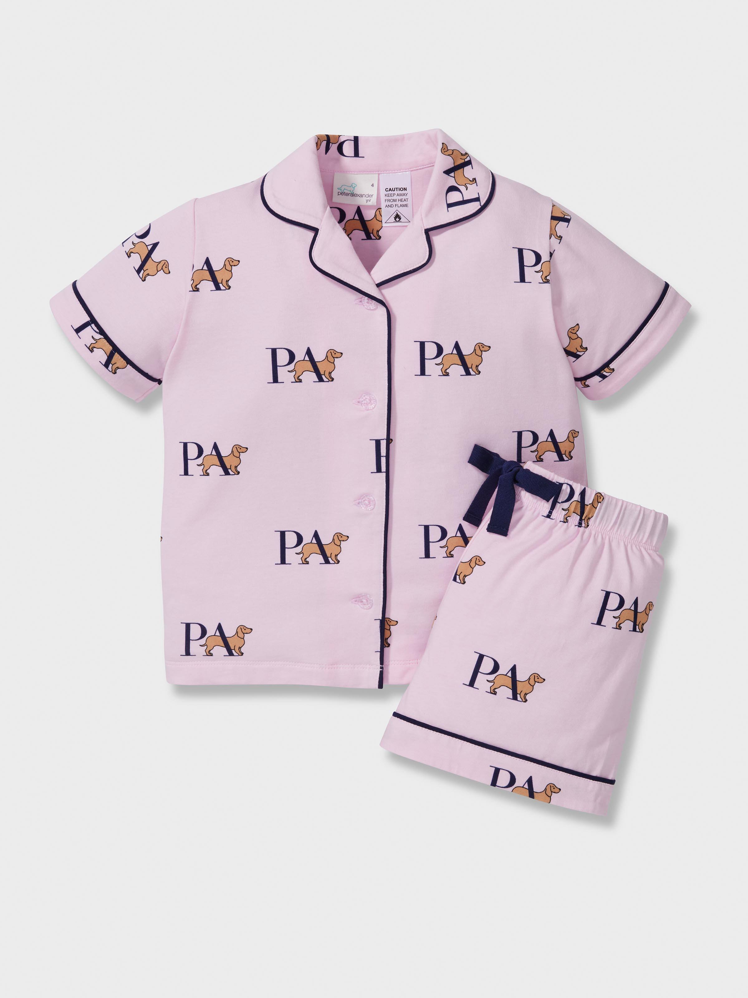 Girls Penny Logo Classic Shortie Pj Set