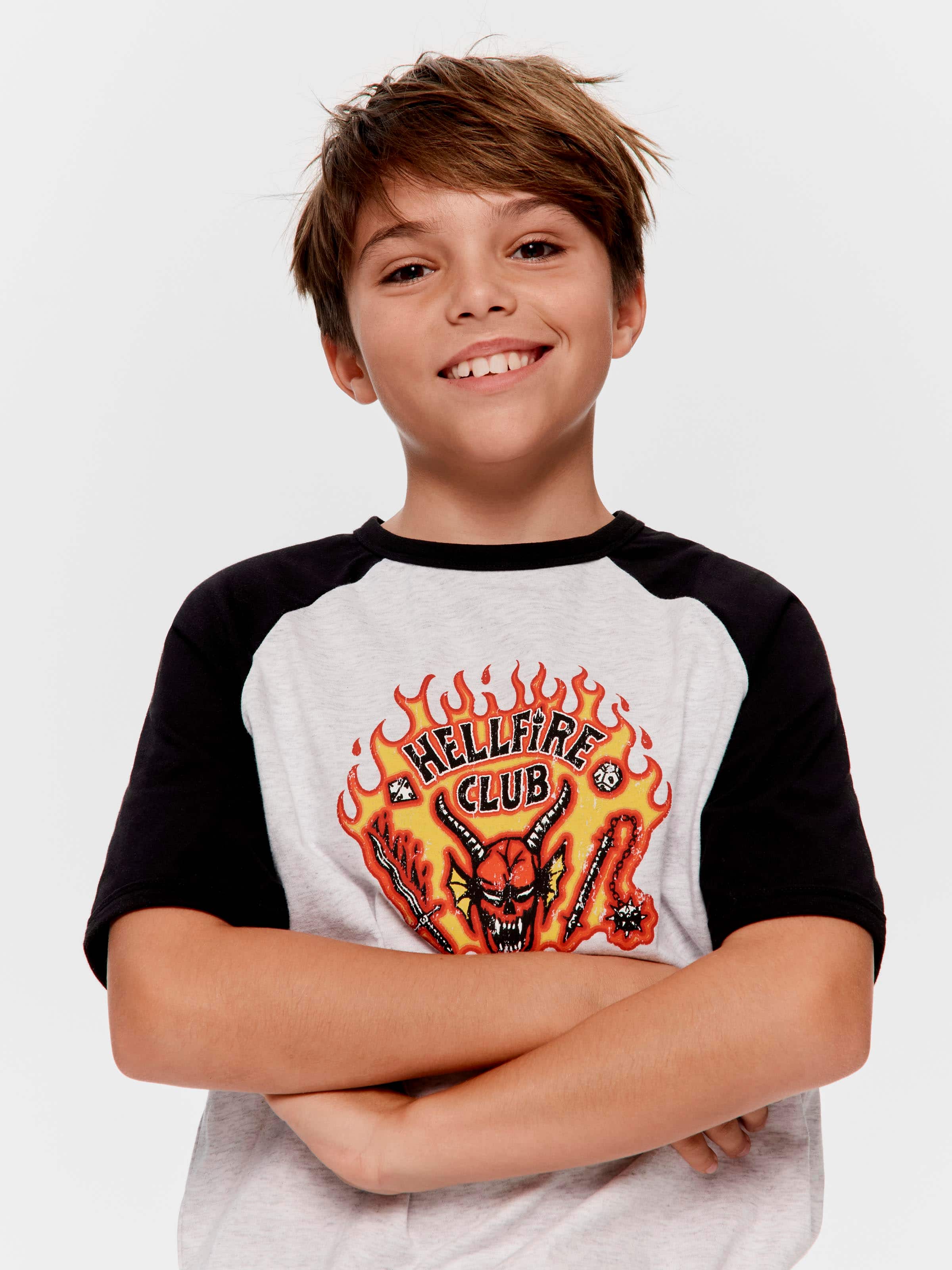 Boys Stranger Things Hellfire Club Short Pj Set