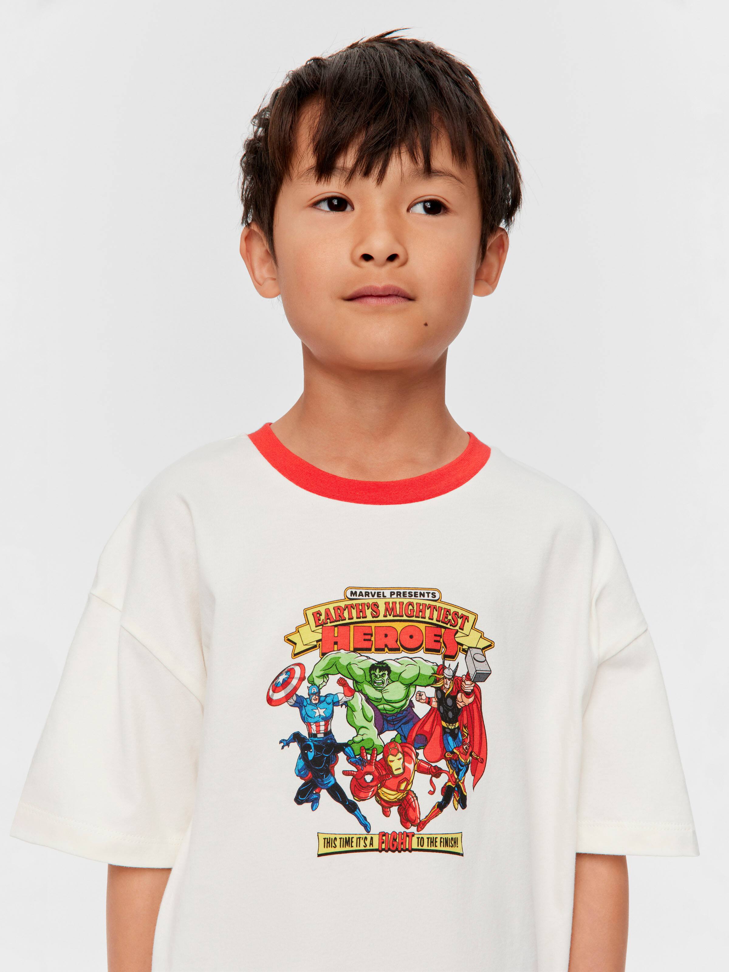 Jnr Boys Marvel Avengers 100% Cotton Short Pj Set