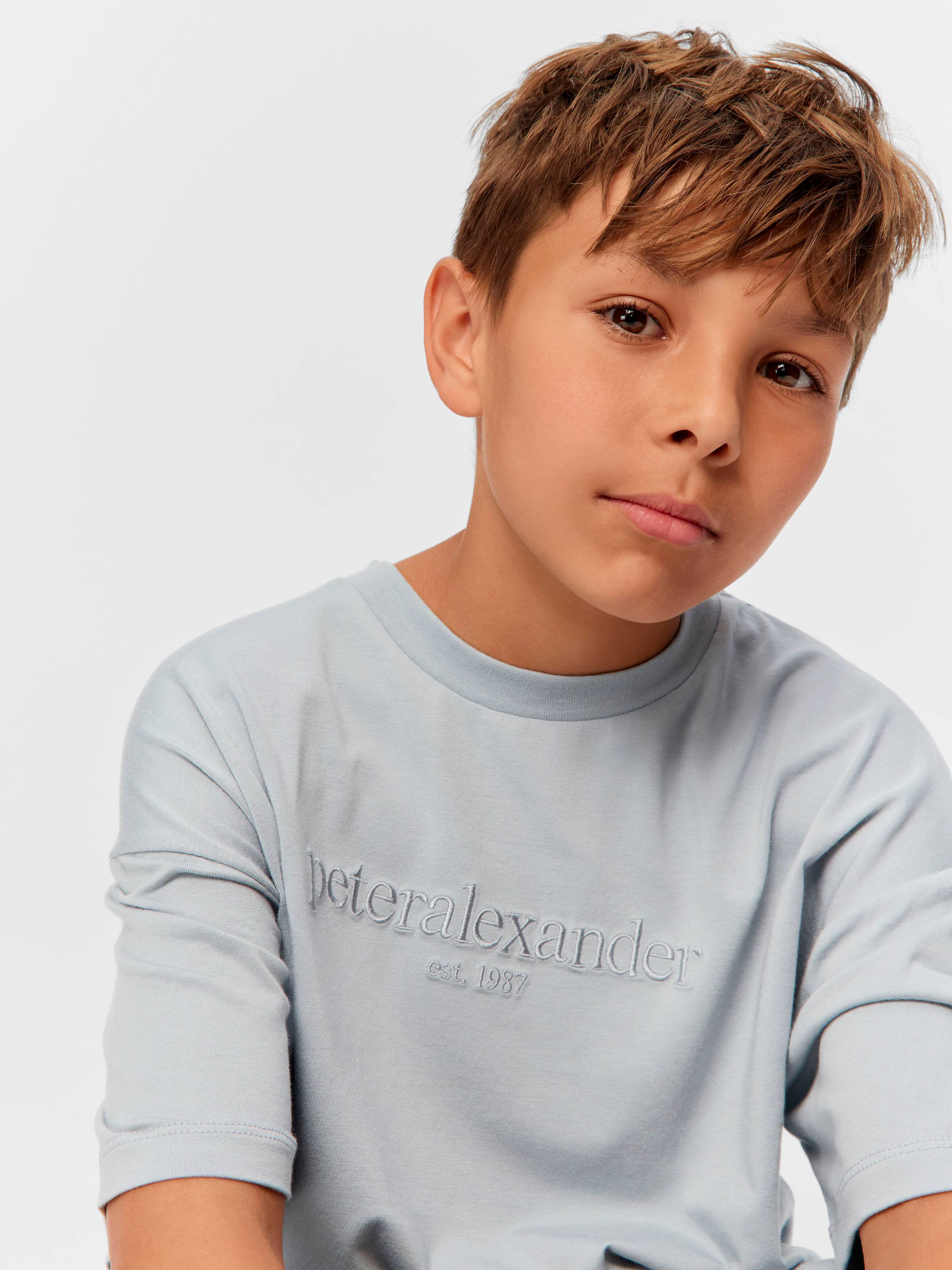 Boys Blue Heritage Short Pj Set